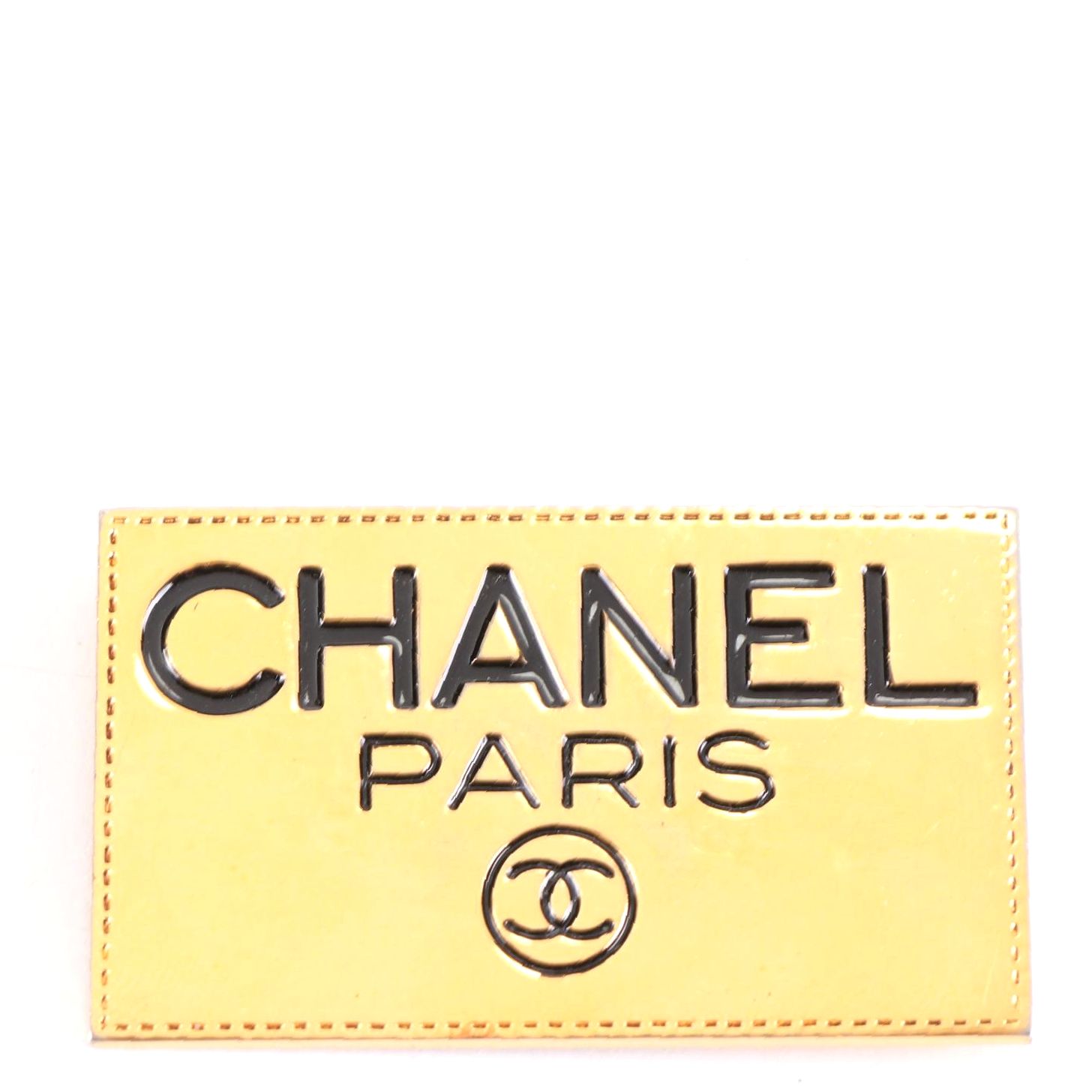 Chanel Logo Brooch