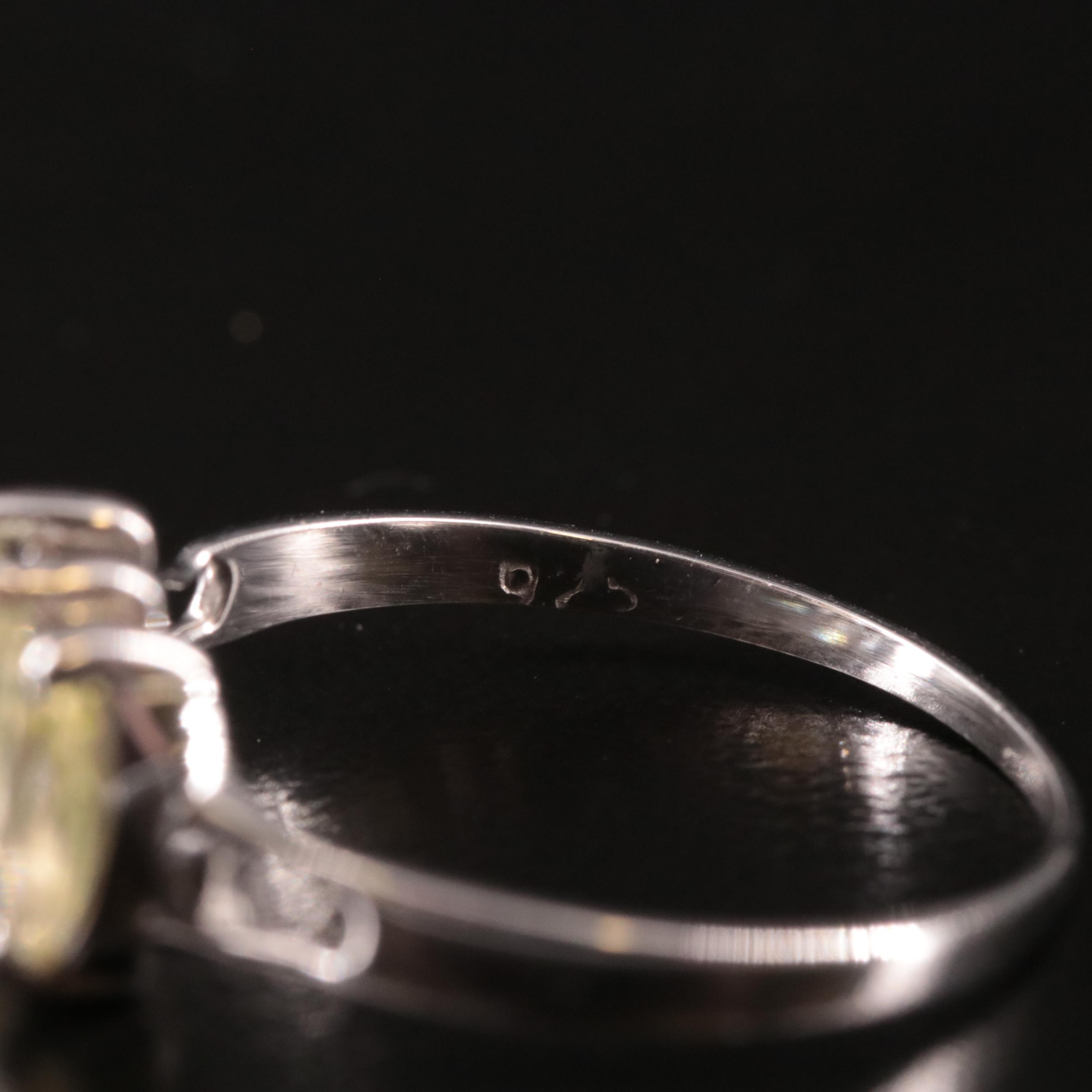 Sterling Citrine Ring