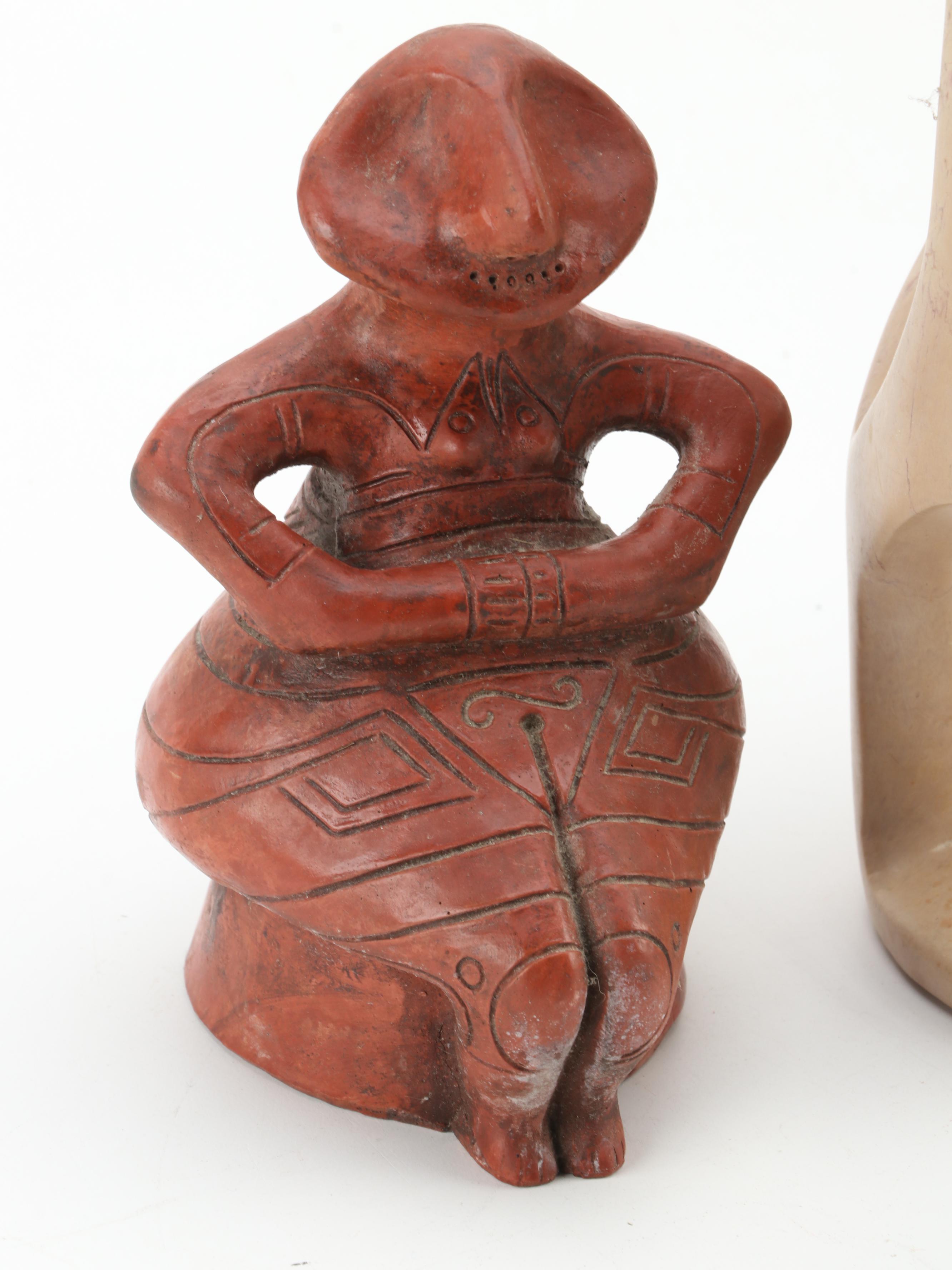Southwestern Style and African Sculptures, Vases and More
