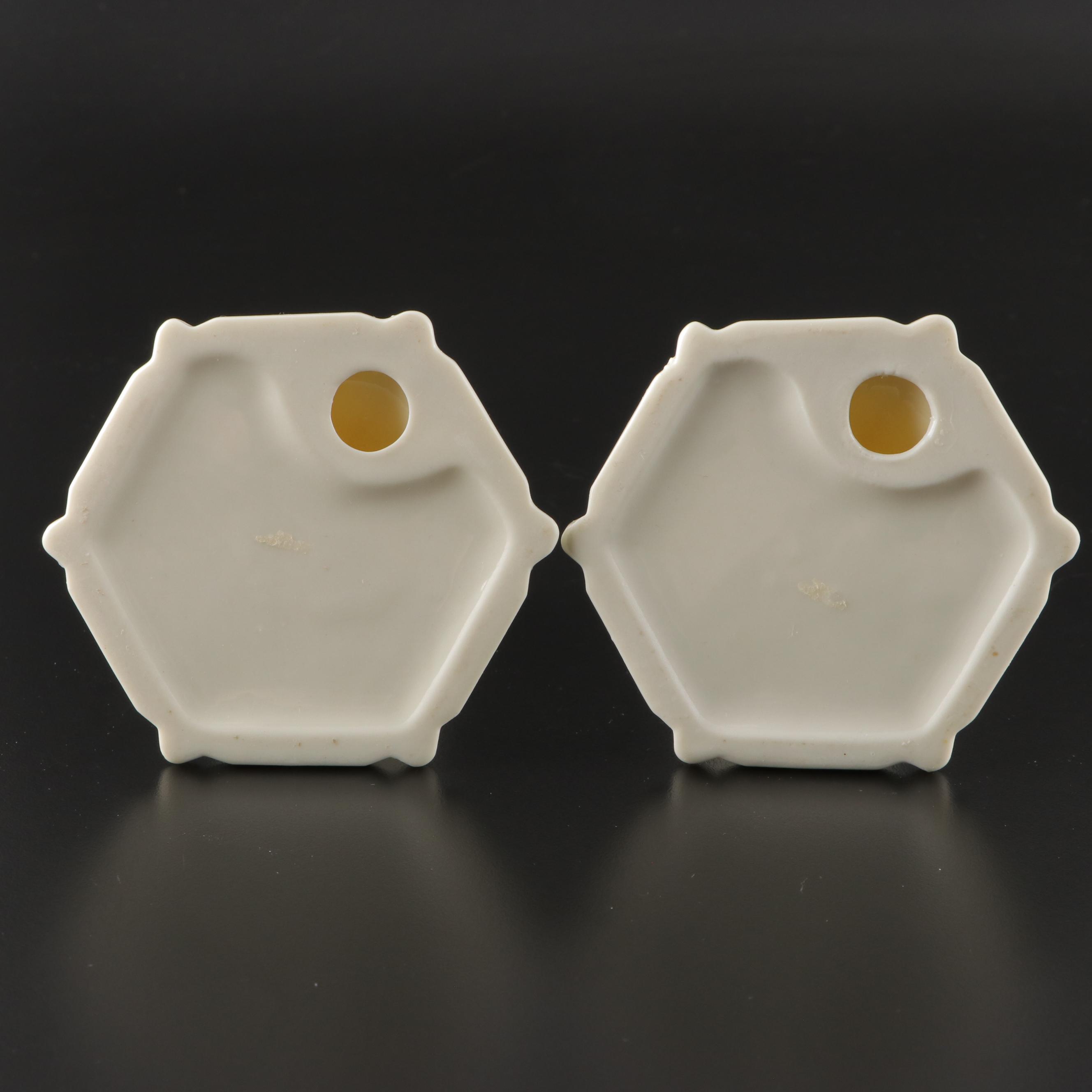 Mikasa Porcelain Santa Claus Centerpiece, Grace's Teaware Tray and Candlesticks