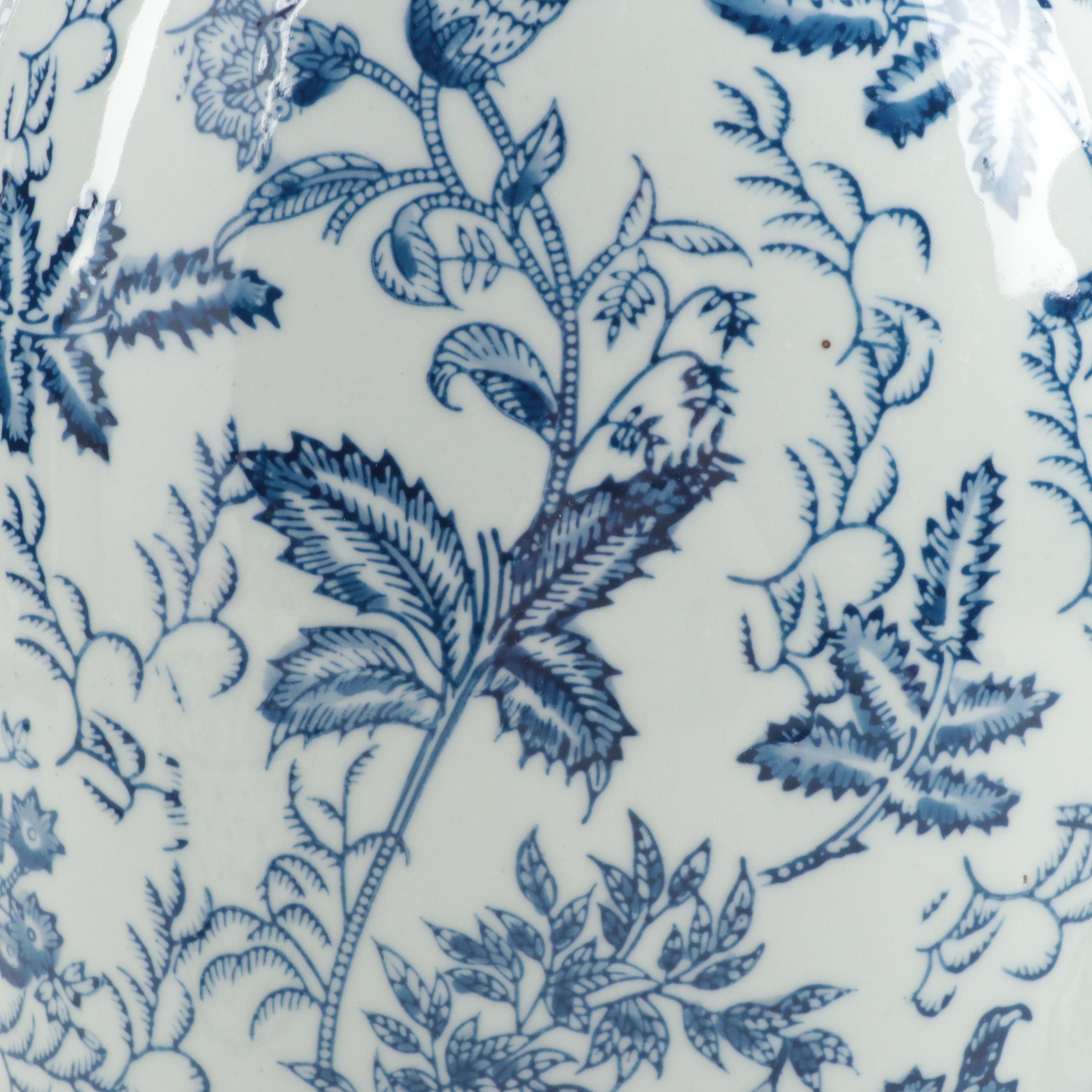 Chelsea House Ceramic Urn with Other Vase and Portuguese Faïence Basket