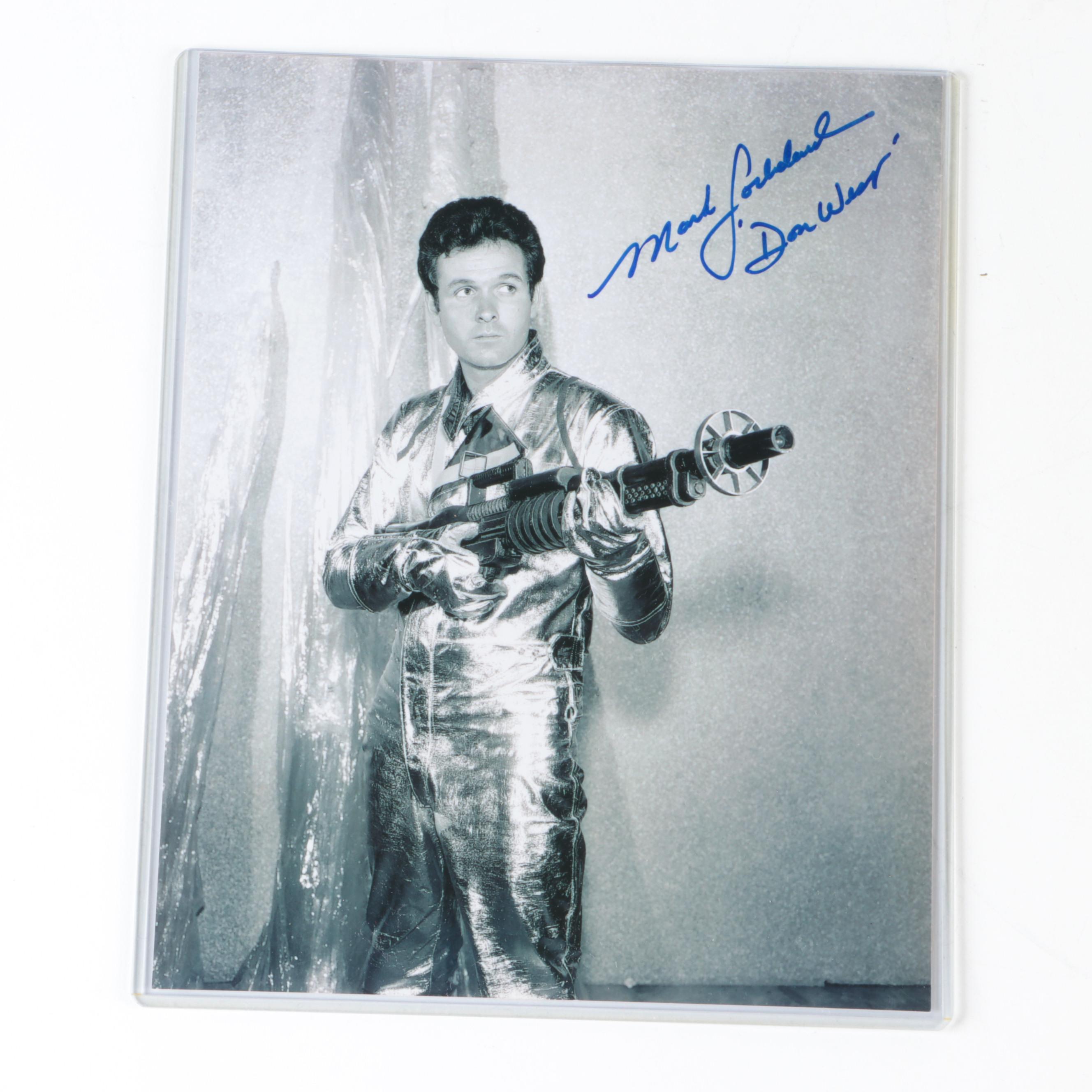 Mark Goddard Signed "Lost in Space" Giclées with "Robot", Other Photos, 2000s