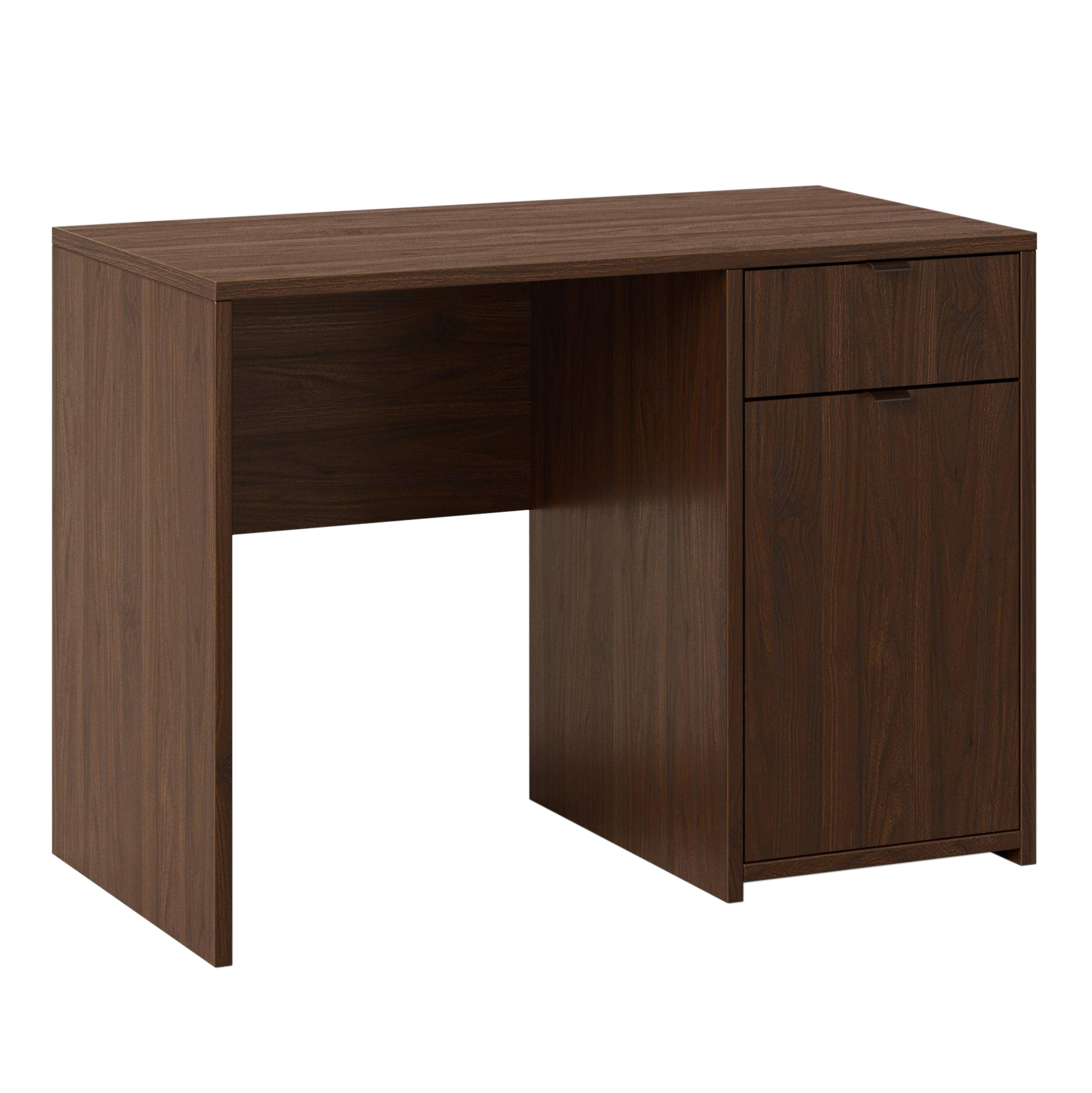 Project 62 Brannandale Walnut Finish Desk with Door, Drawers