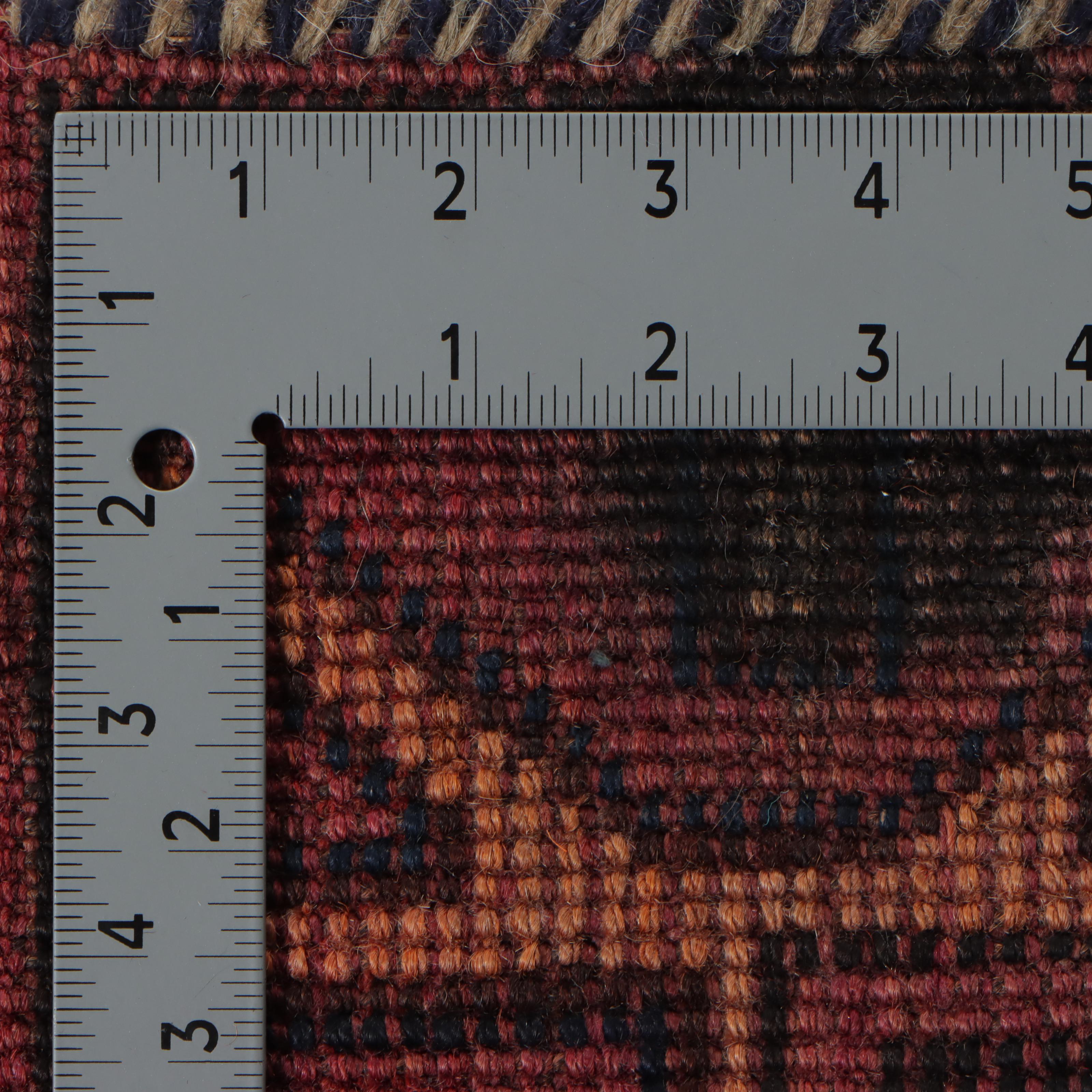 3'11 x 9'4 Hand-Knotted Persian Shiraz Long Rug