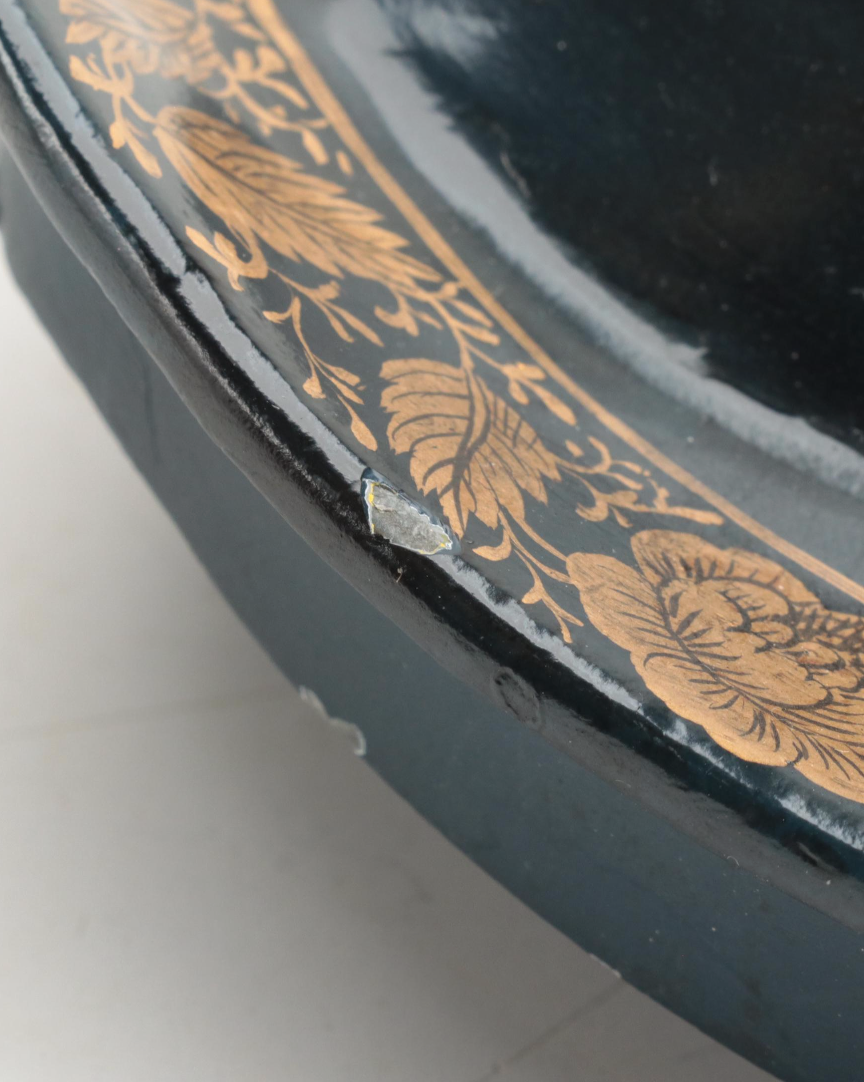 Maitland-Smith and Other Rococo Style Toleware Urn and Flower Containers