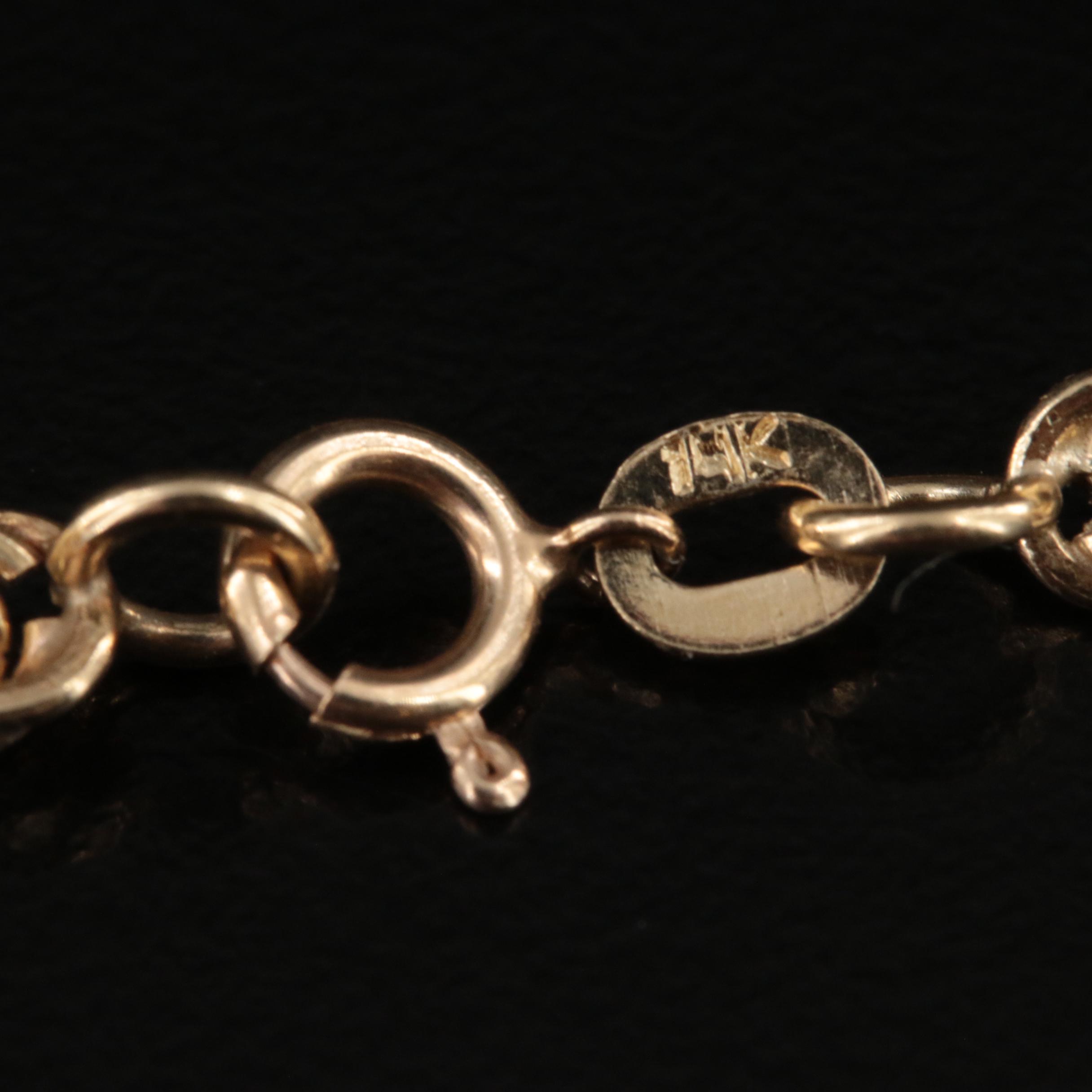 14K Rope Chain Necklace