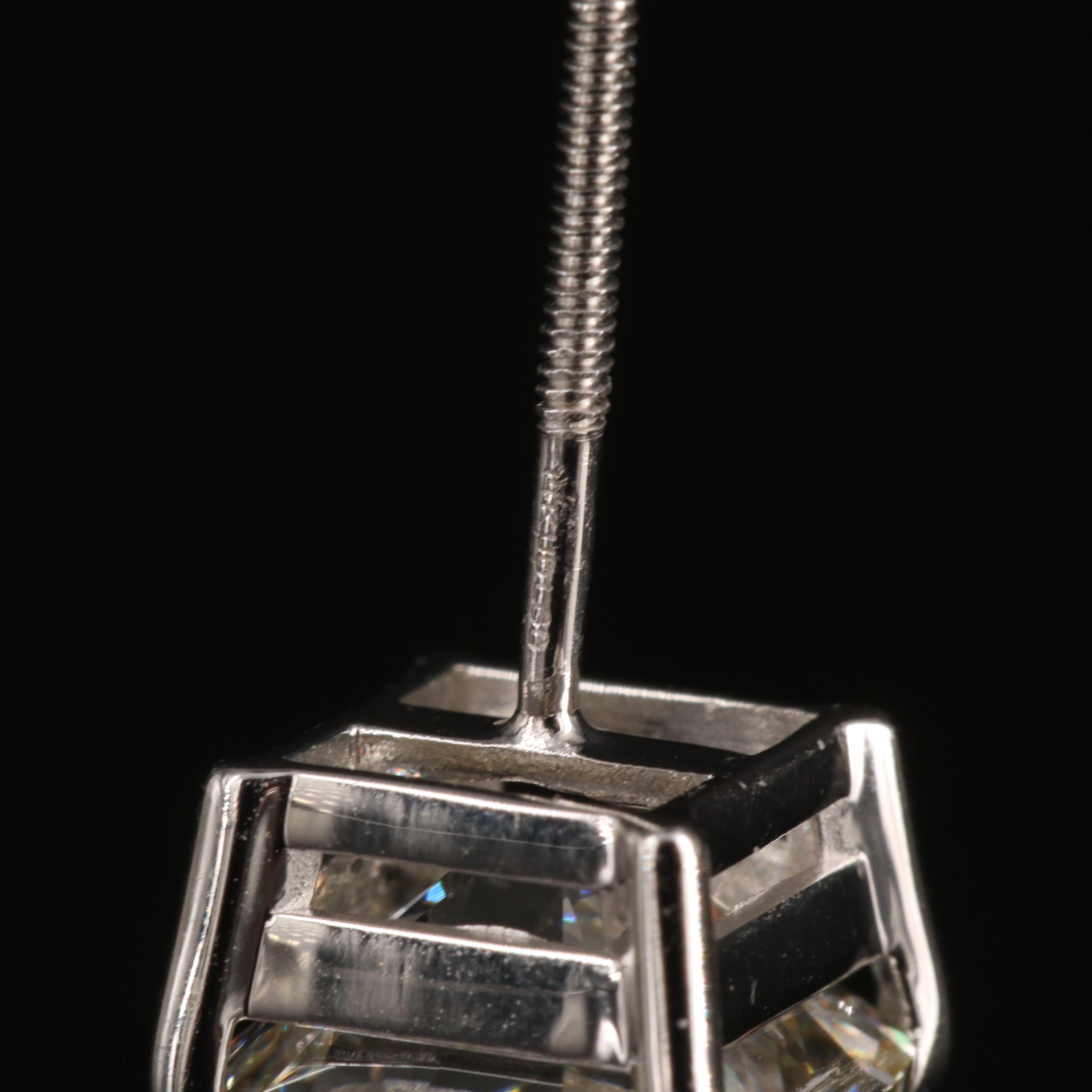 14K 6.60 CTW Lab Grown Diamond Stud Earrings