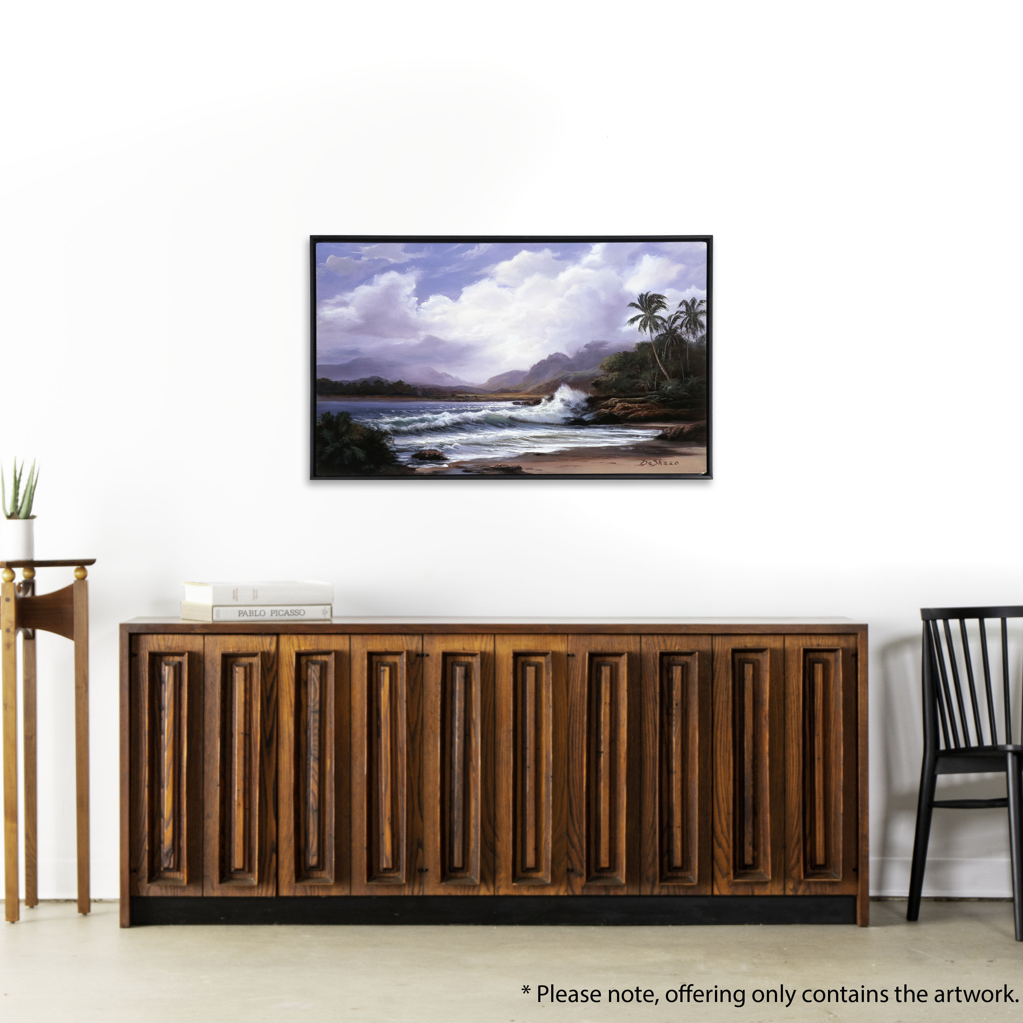 Giclée After William DeShazo of Tropical Coastal Landscape, 21st Century