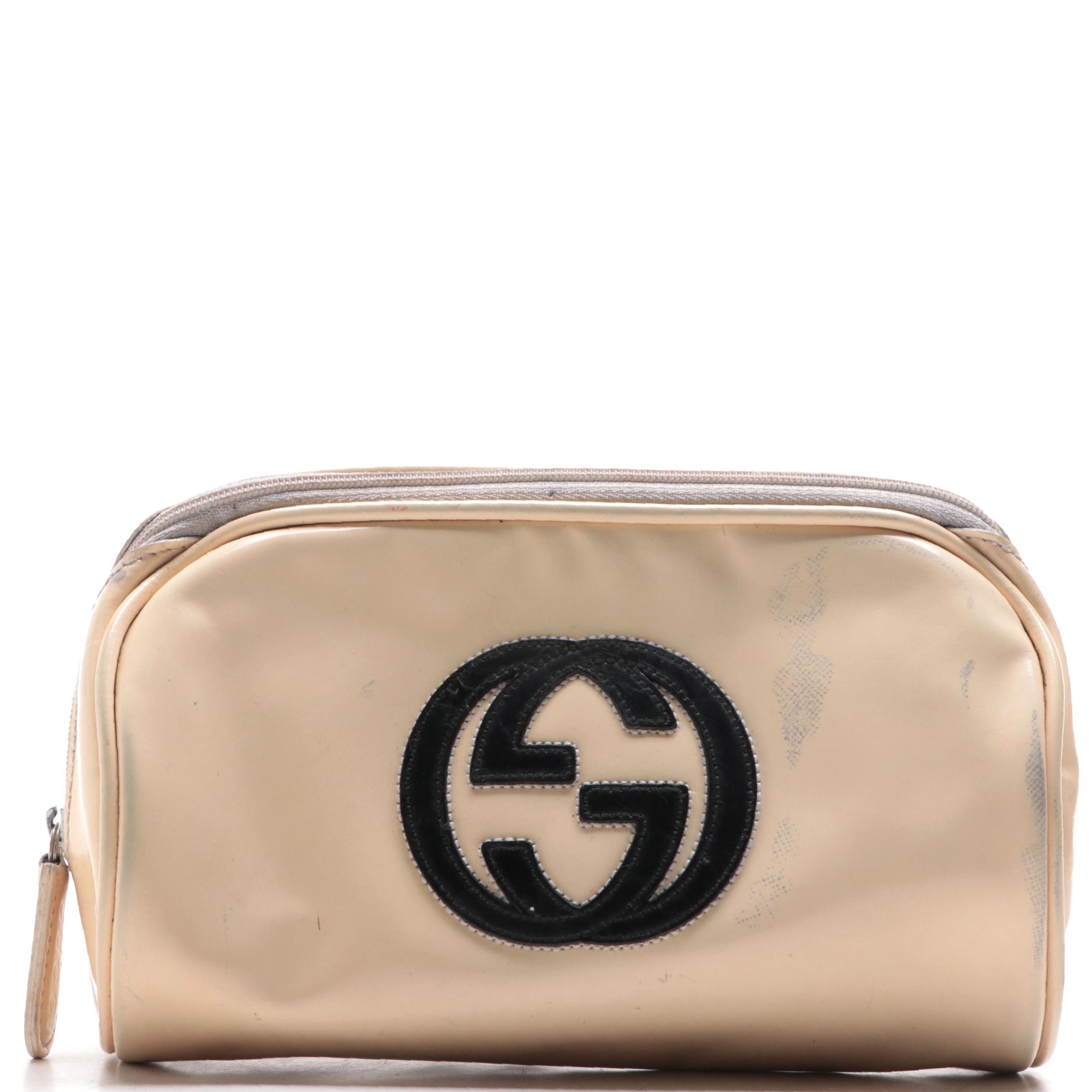 Gucci GG Zip Pouch in Mastercalf Leather