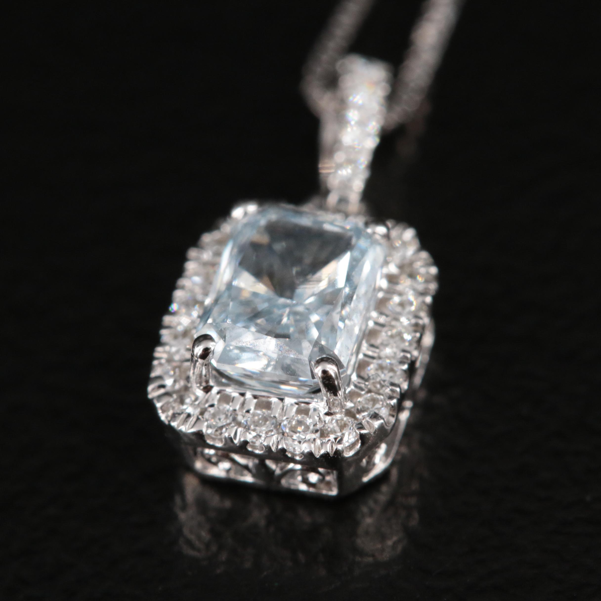 14K 0.62 CTW Lab Grown Diamond Pendant Necklace