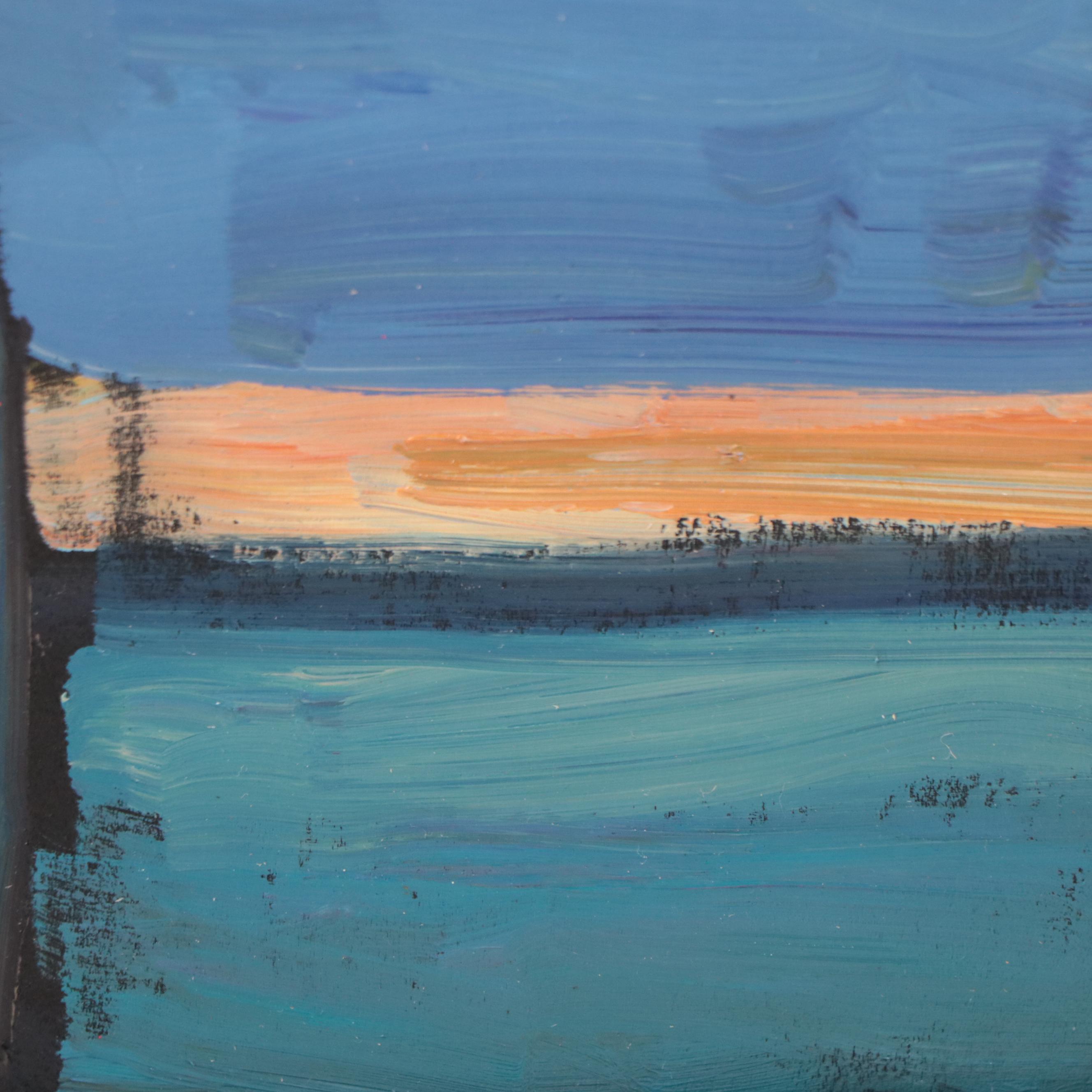 William Hawkins Landscape Oil Painting of Palm Trees, 2023