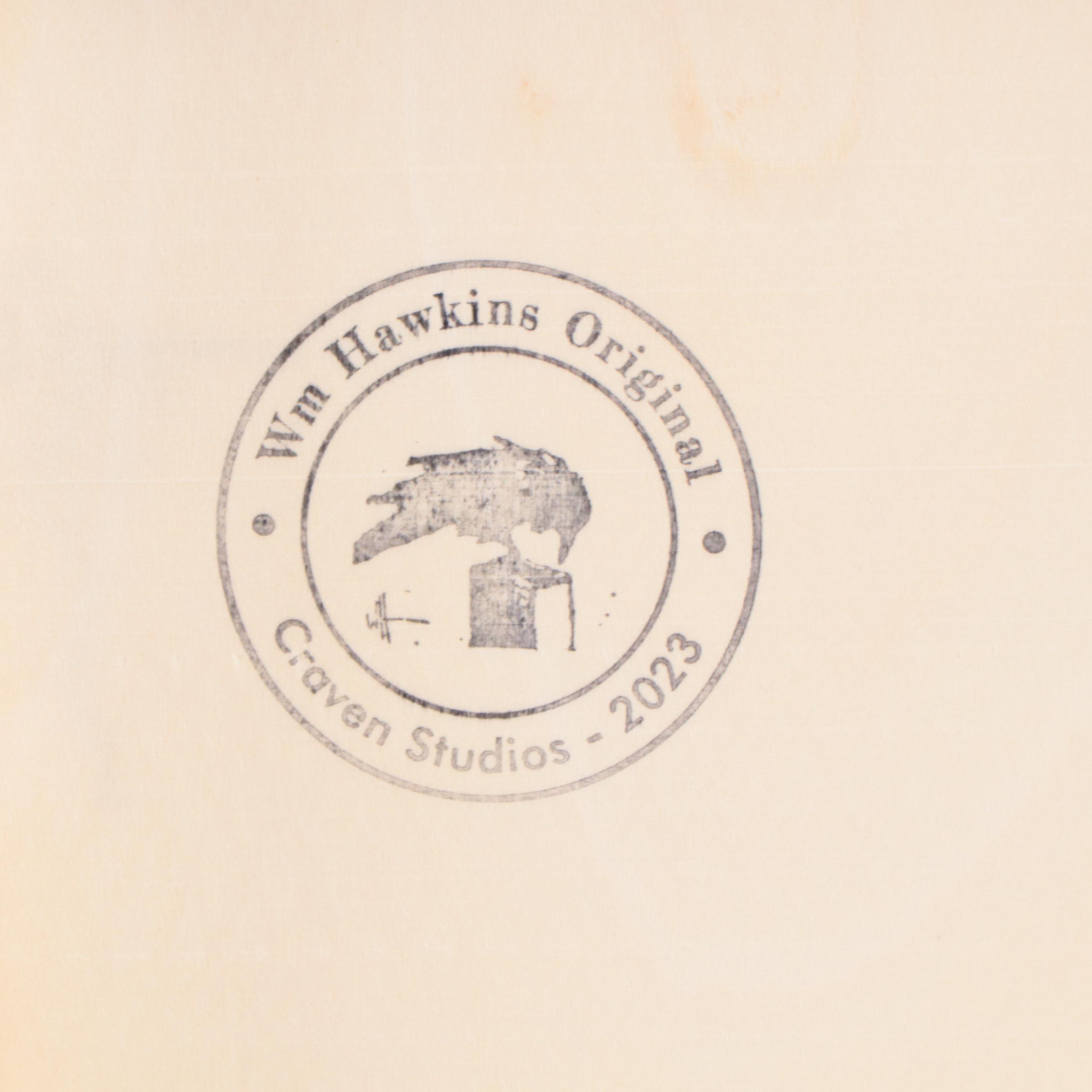 William Hawkins Landscape Oil Painting of Palm Trees, 2023