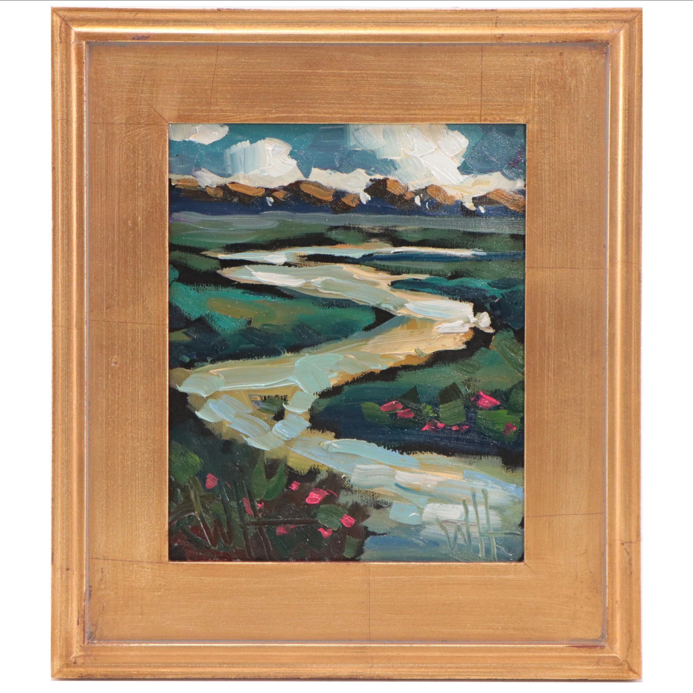 William Hawkins Landscape Oil Painting, 2023