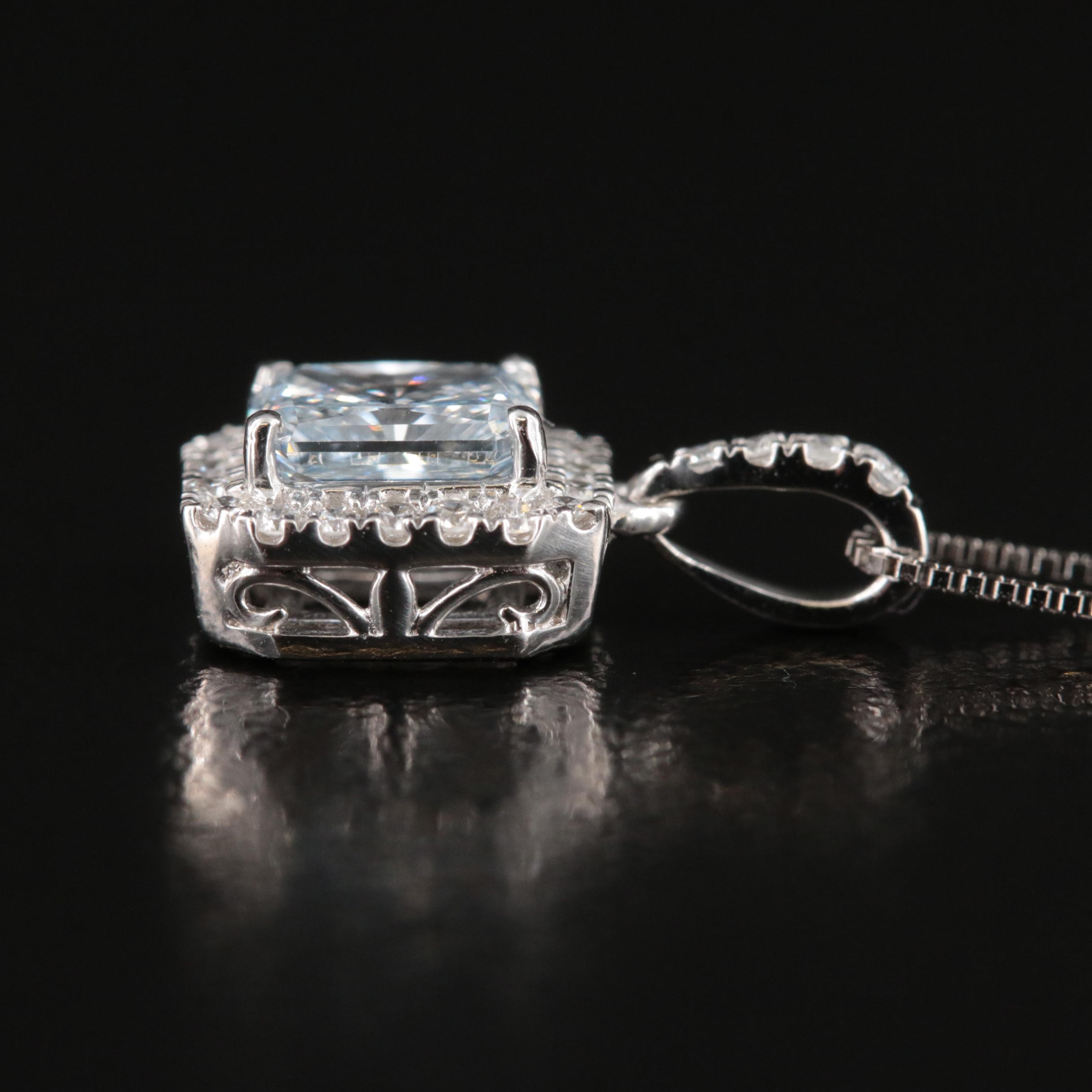 14K 0.61 CTW Lab Grown Diamond Pendant Necklace