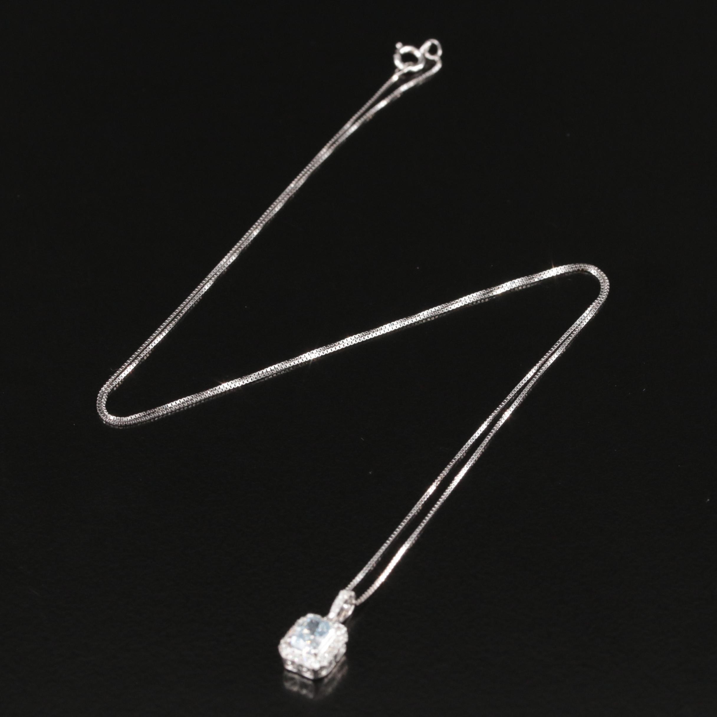 14K 0.61 CTW Lab Grown Diamond Pendant Necklace