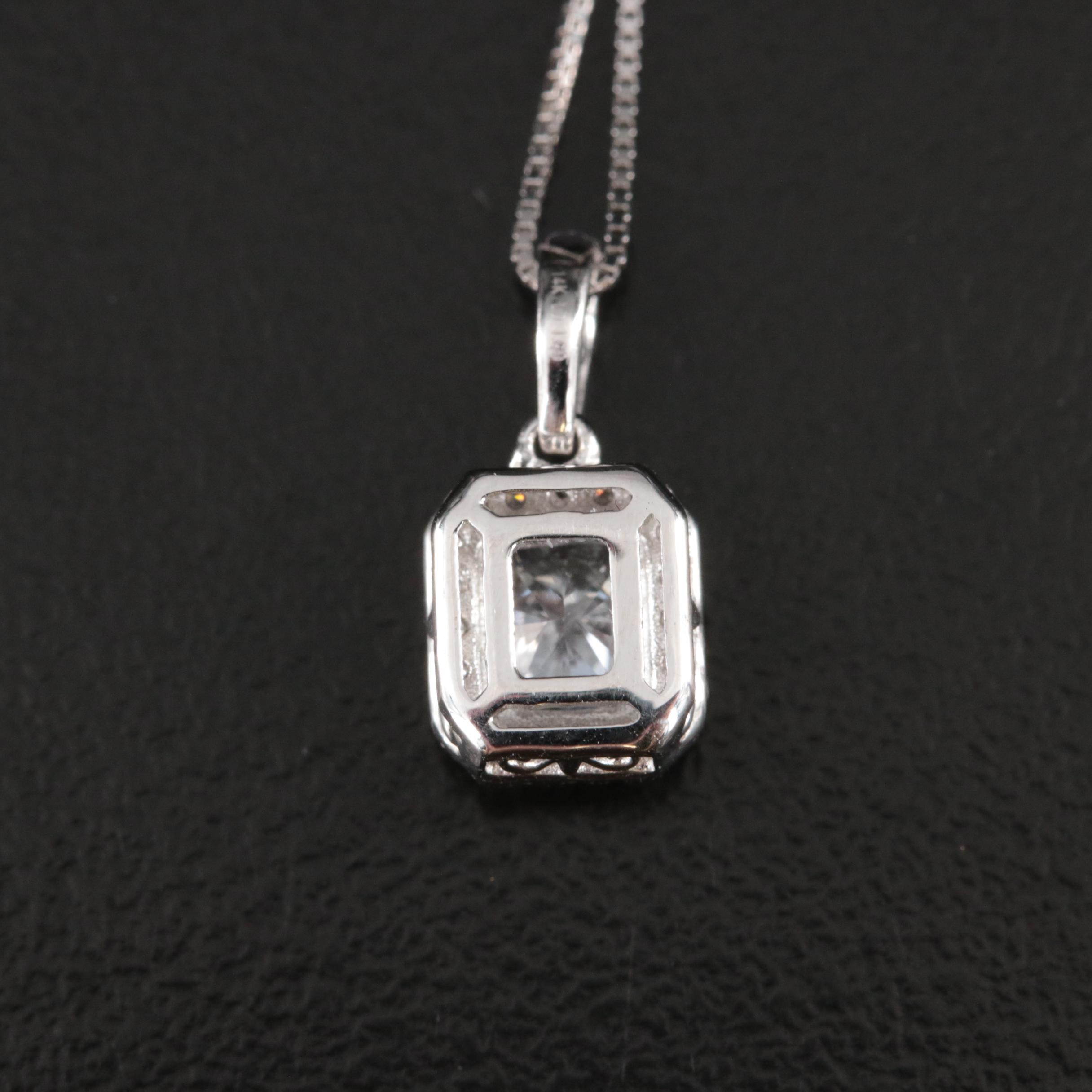 14K 0.61 CTW Lab Grown Diamond Pendant Necklace
