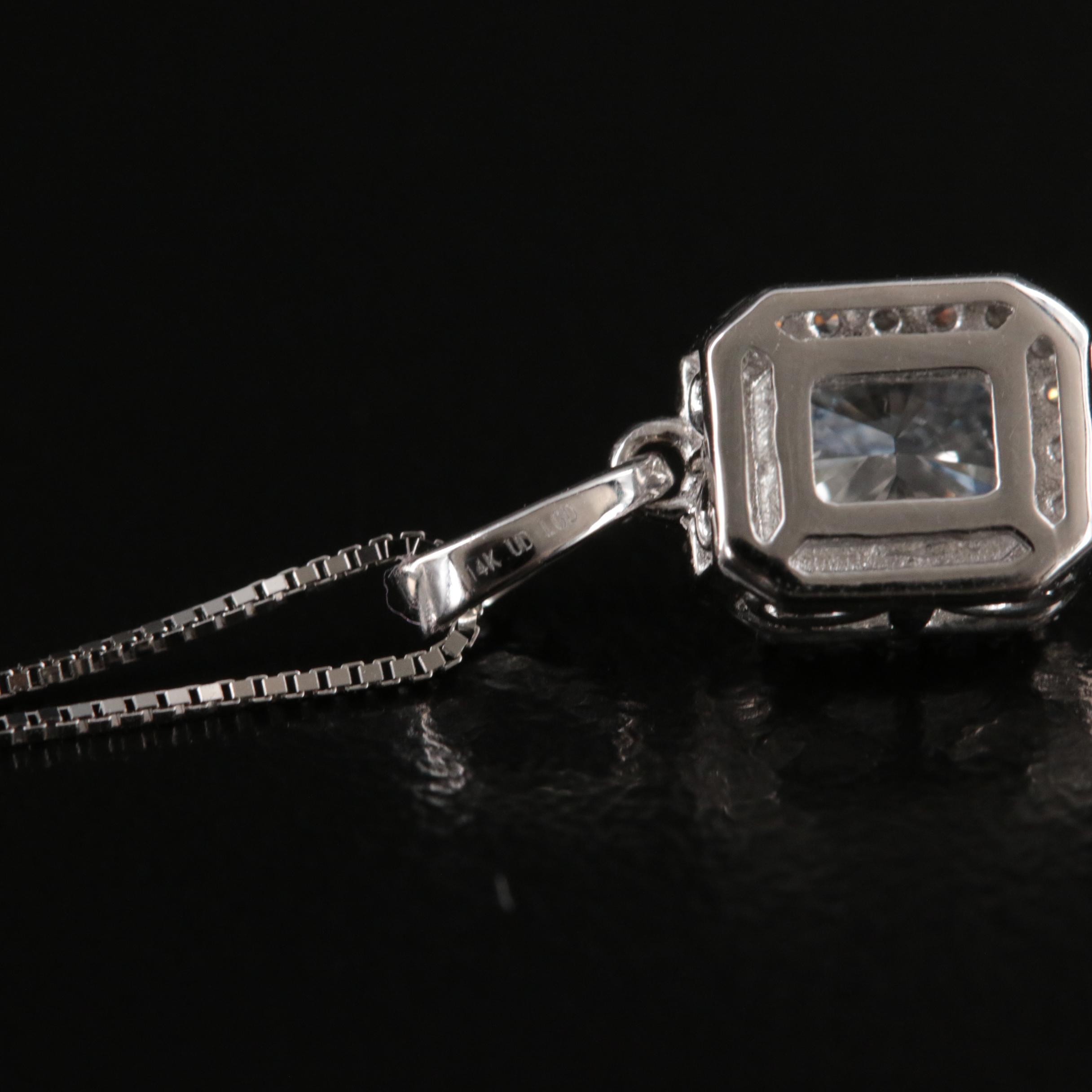 14K 0.61 CTW Lab Grown Diamond Pendant Necklace