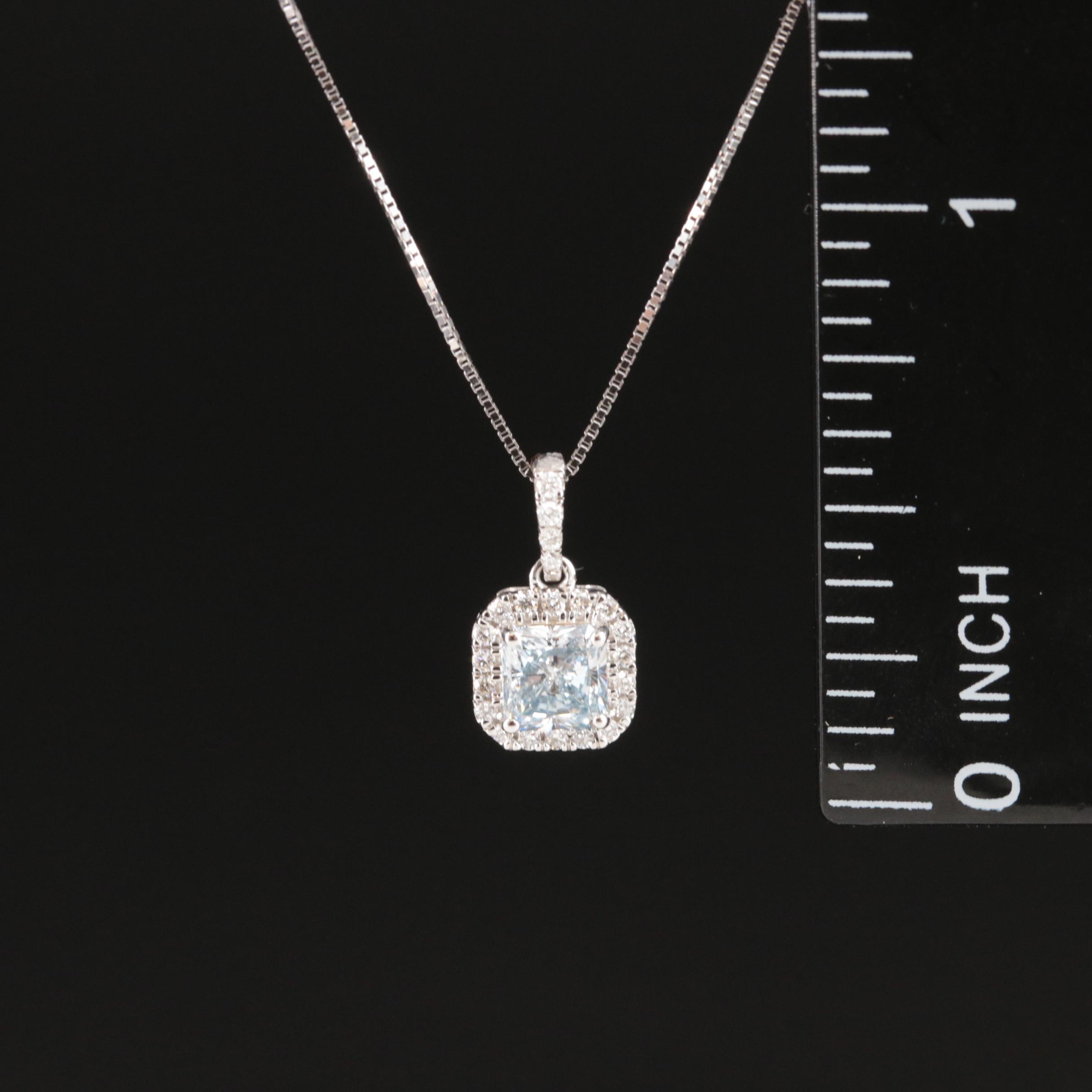 14K 0.63 CTW Lab Grown Diamond Pendant Necklace