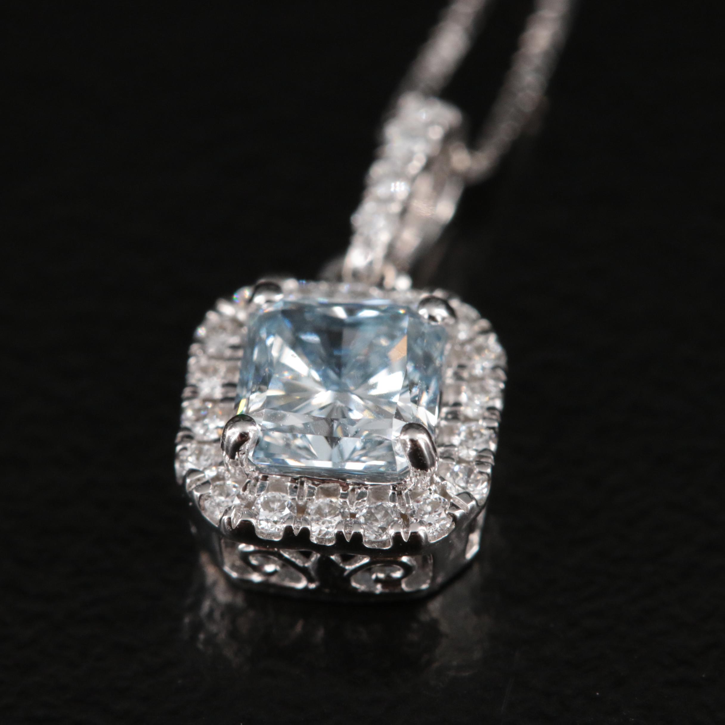 14K 0.63 CTW Lab Grown Diamond Pendant Necklace
