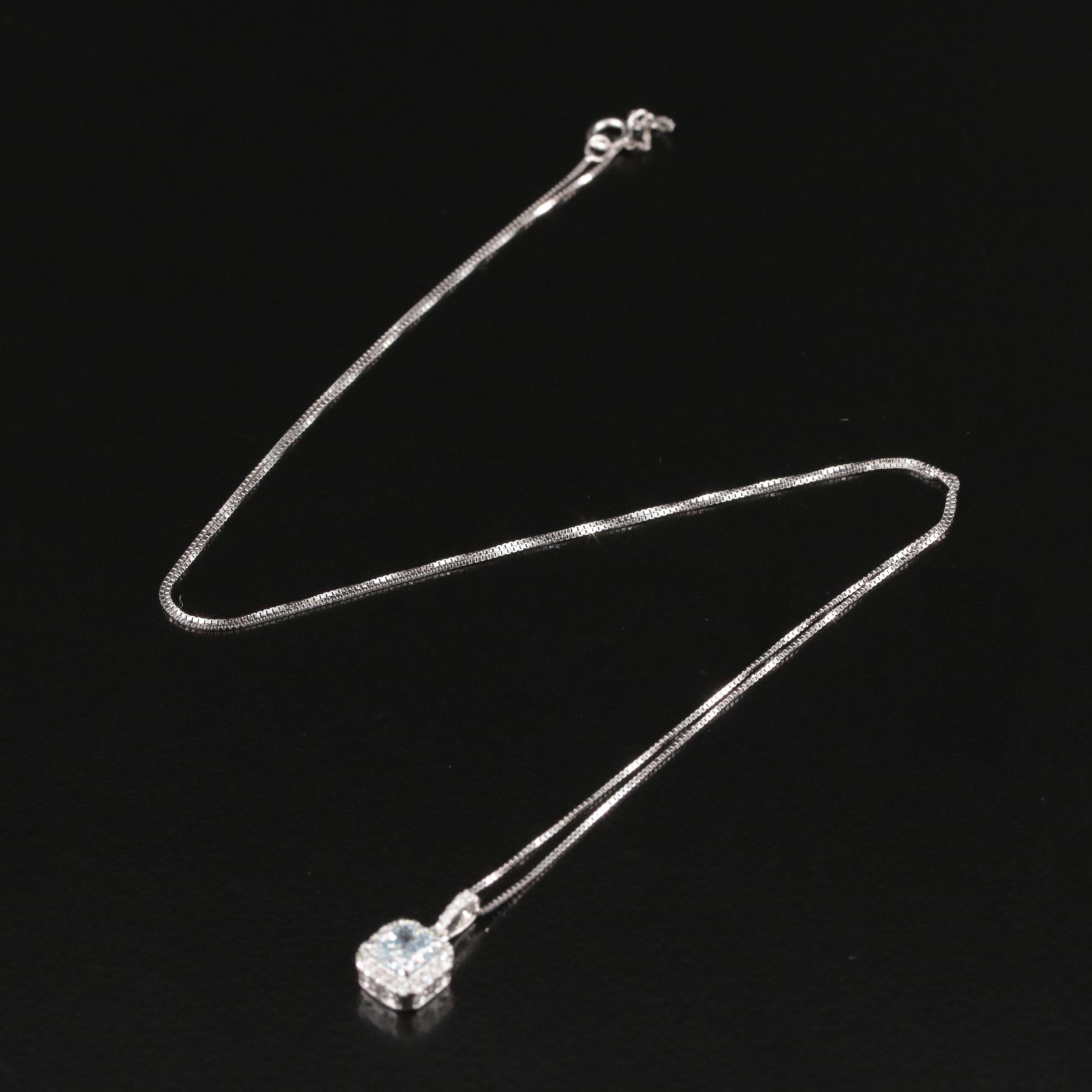 14K 0.63 CTW Lab Grown Diamond Pendant Necklace