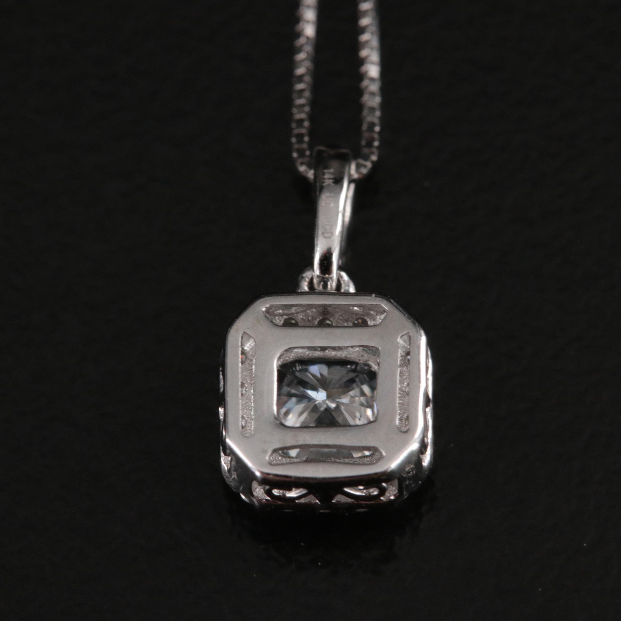14K 0.63 CTW Lab Grown Diamond Pendant Necklace
