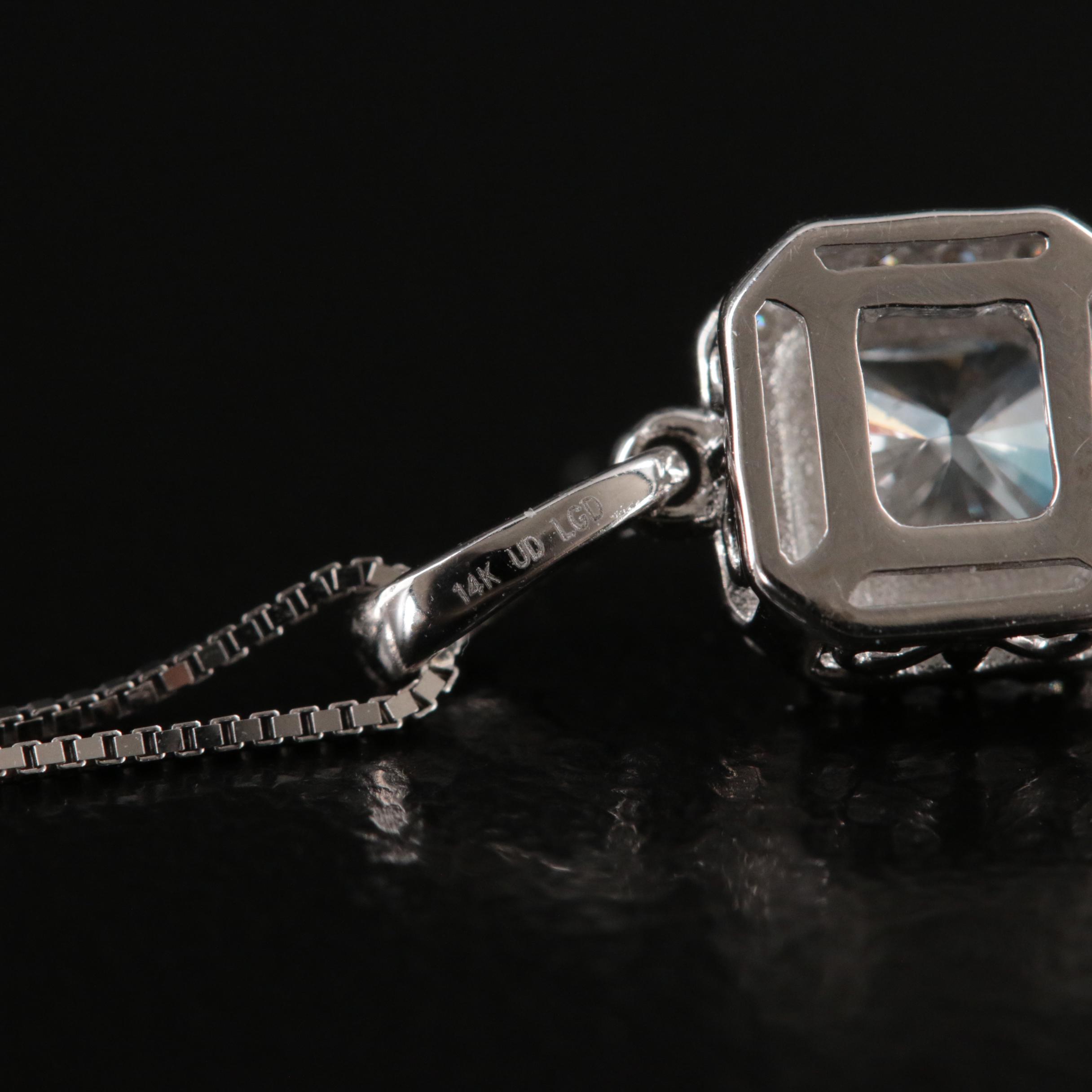 14K 0.63 CTW Lab Grown Diamond Pendant Necklace