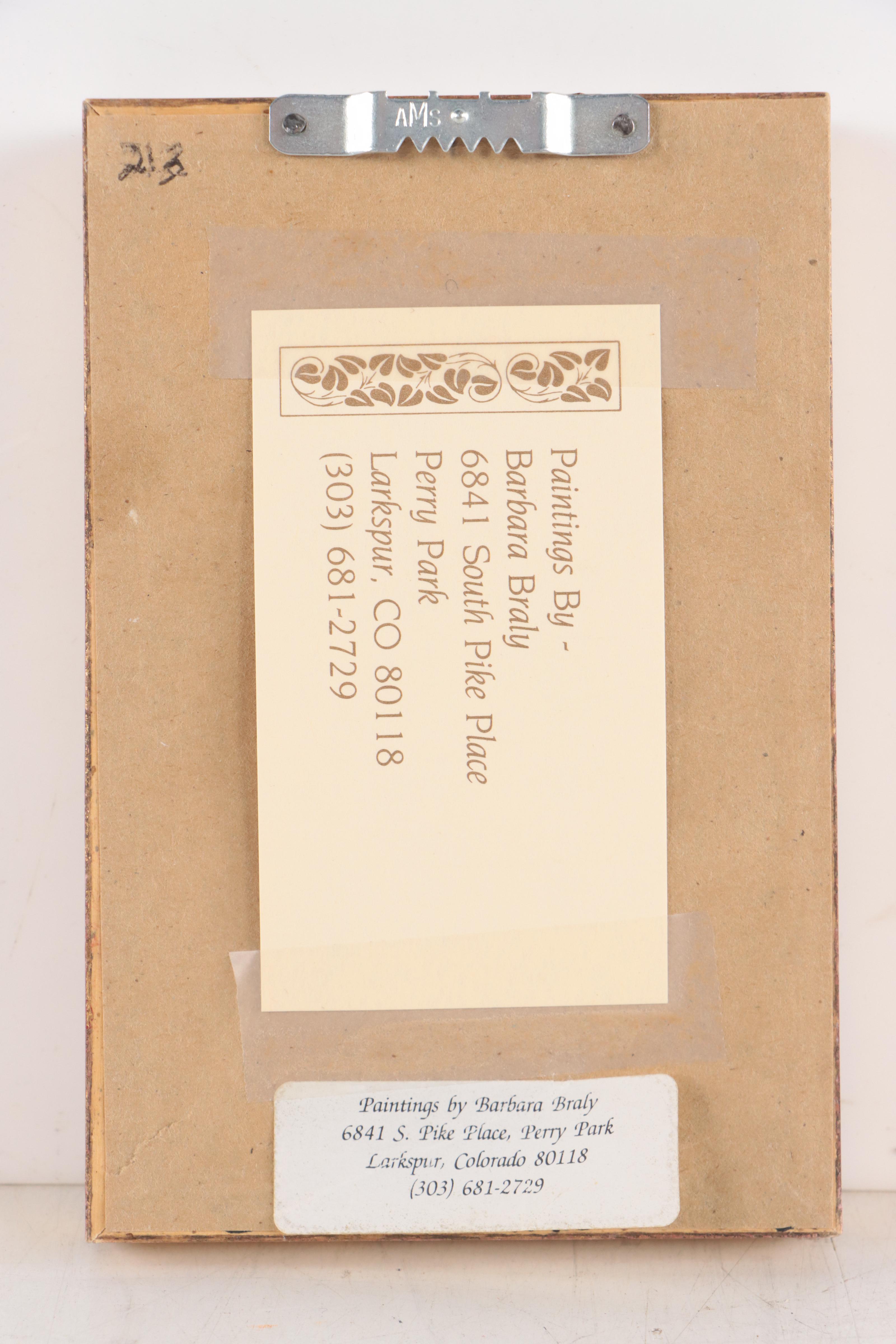 Barbara Braly Oil Painting of Nutcracker