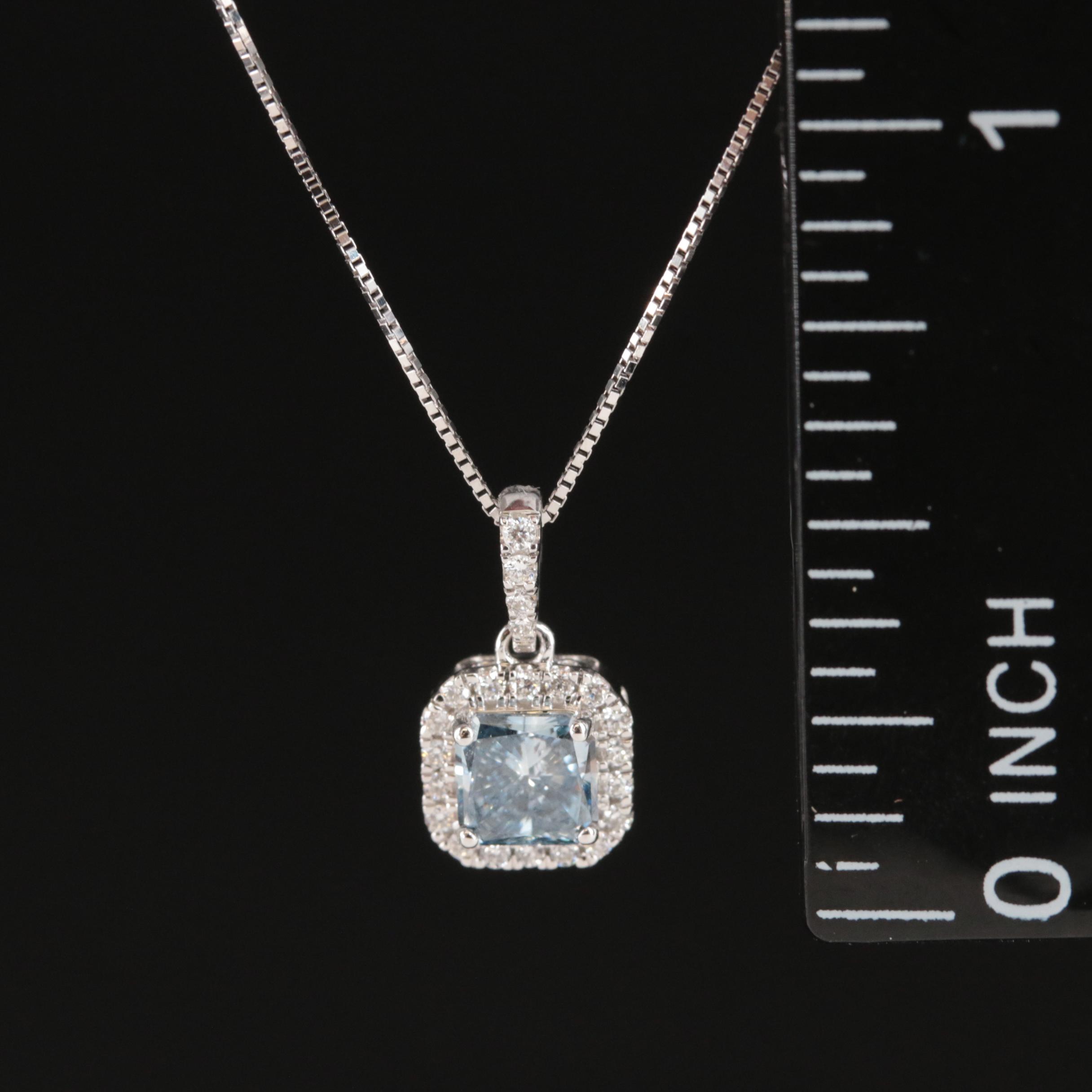 14K 0.63 CTW Lab Grown Diamond Pendant Necklace