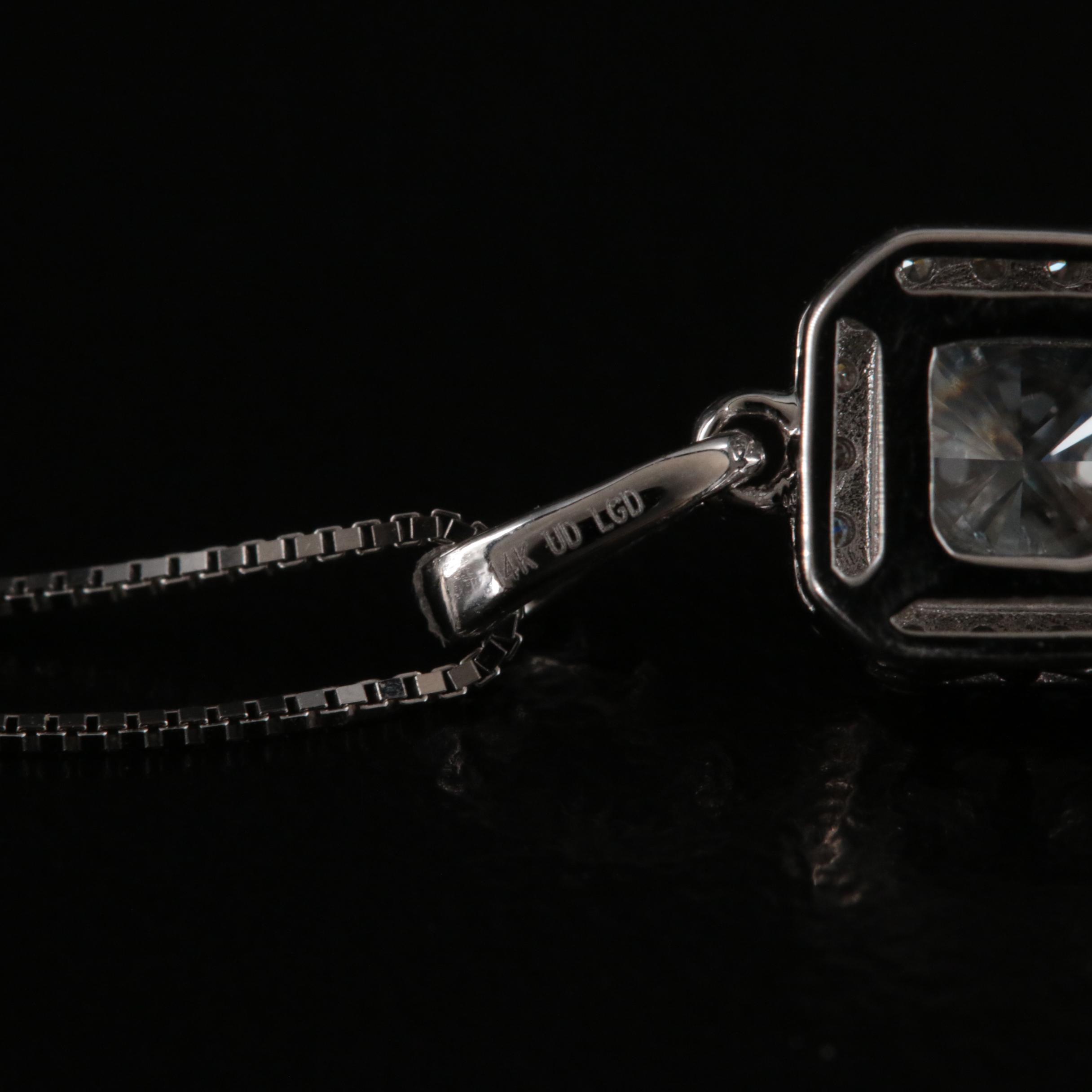 14K 0.63 CTW Lab Grown Diamond Pendant Necklace