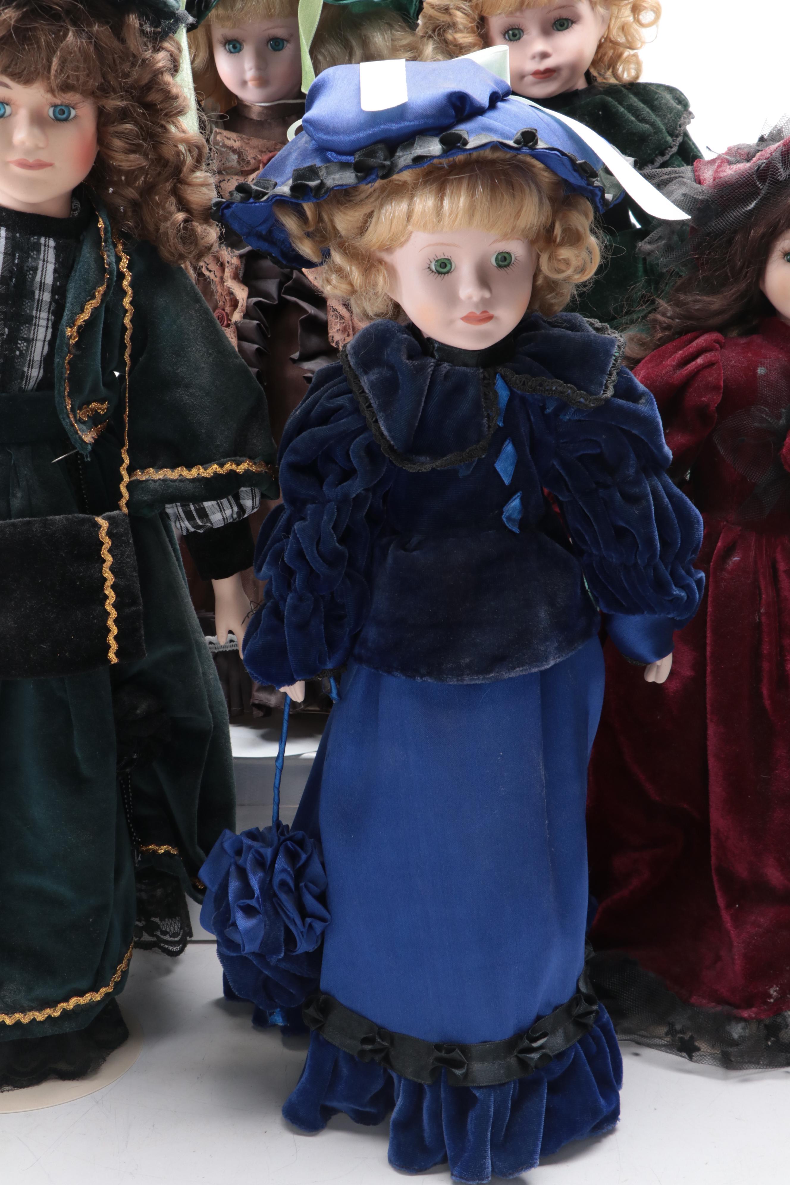 Heritage and Other Bisque Artist Dolls