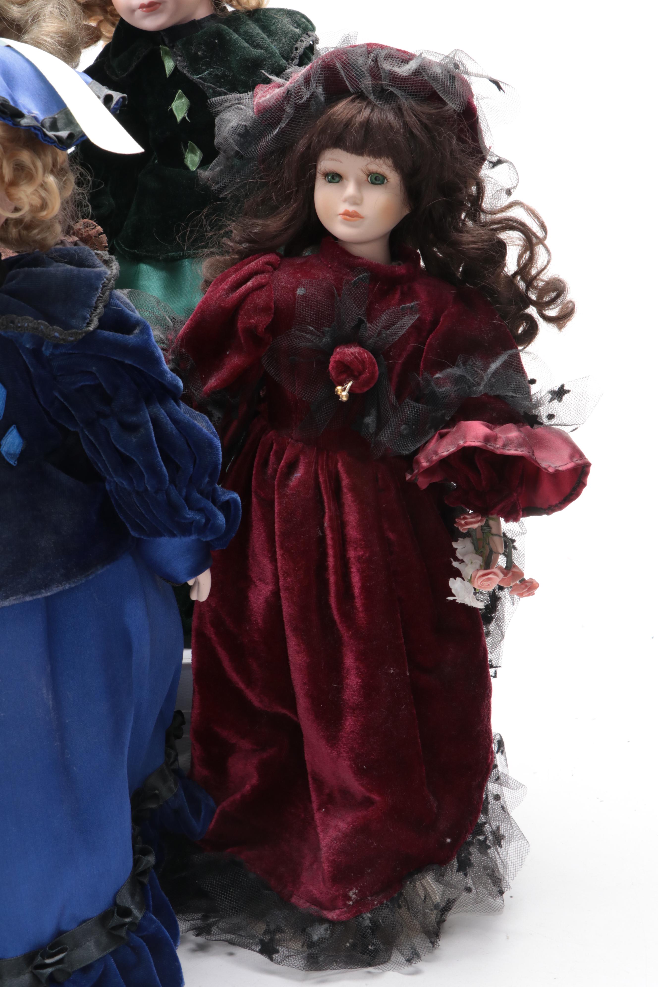 Heritage and Other Bisque Artist Dolls