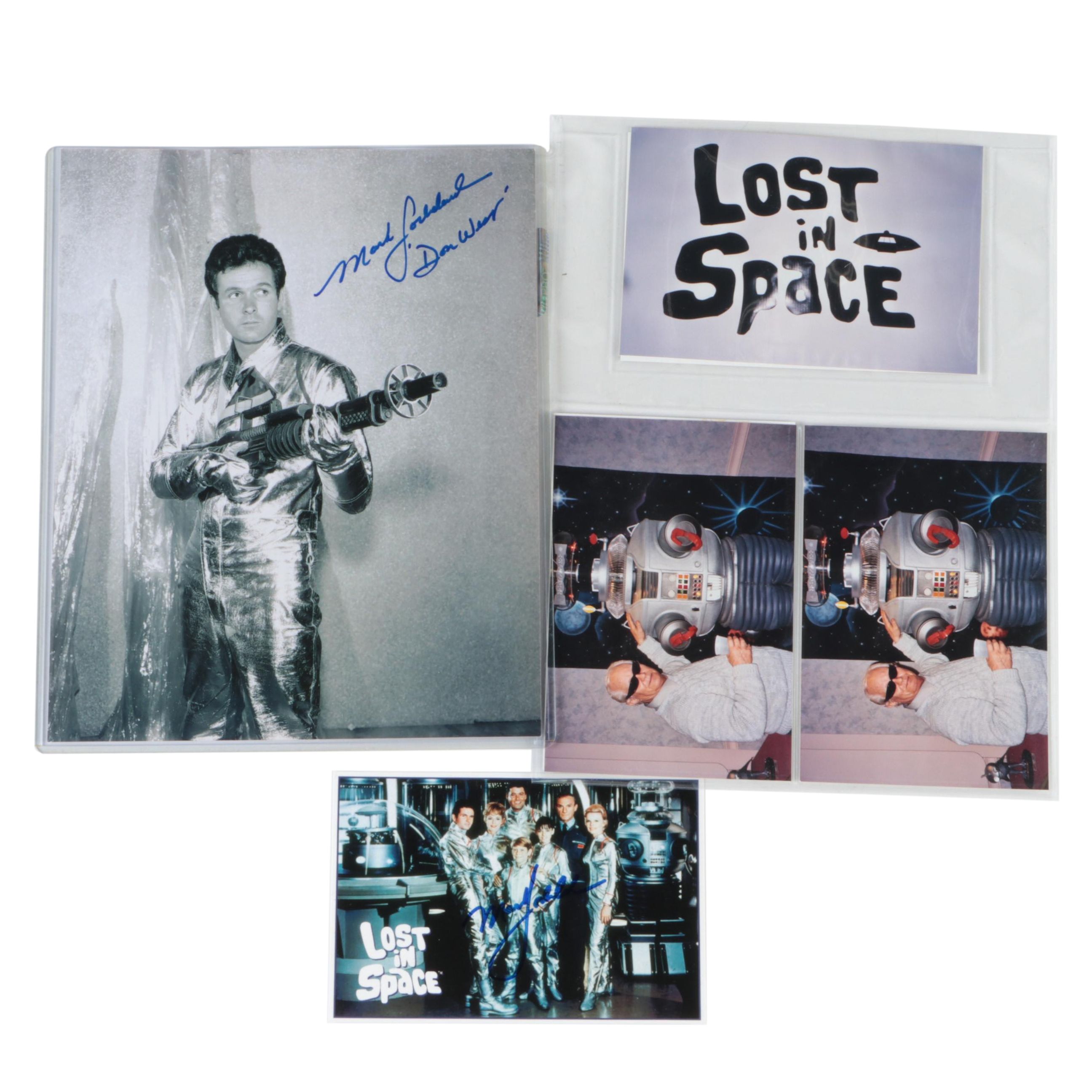 Mark Goddard Signed "Lost in Space" Giclées with "Robot", Other Photos, 2000s