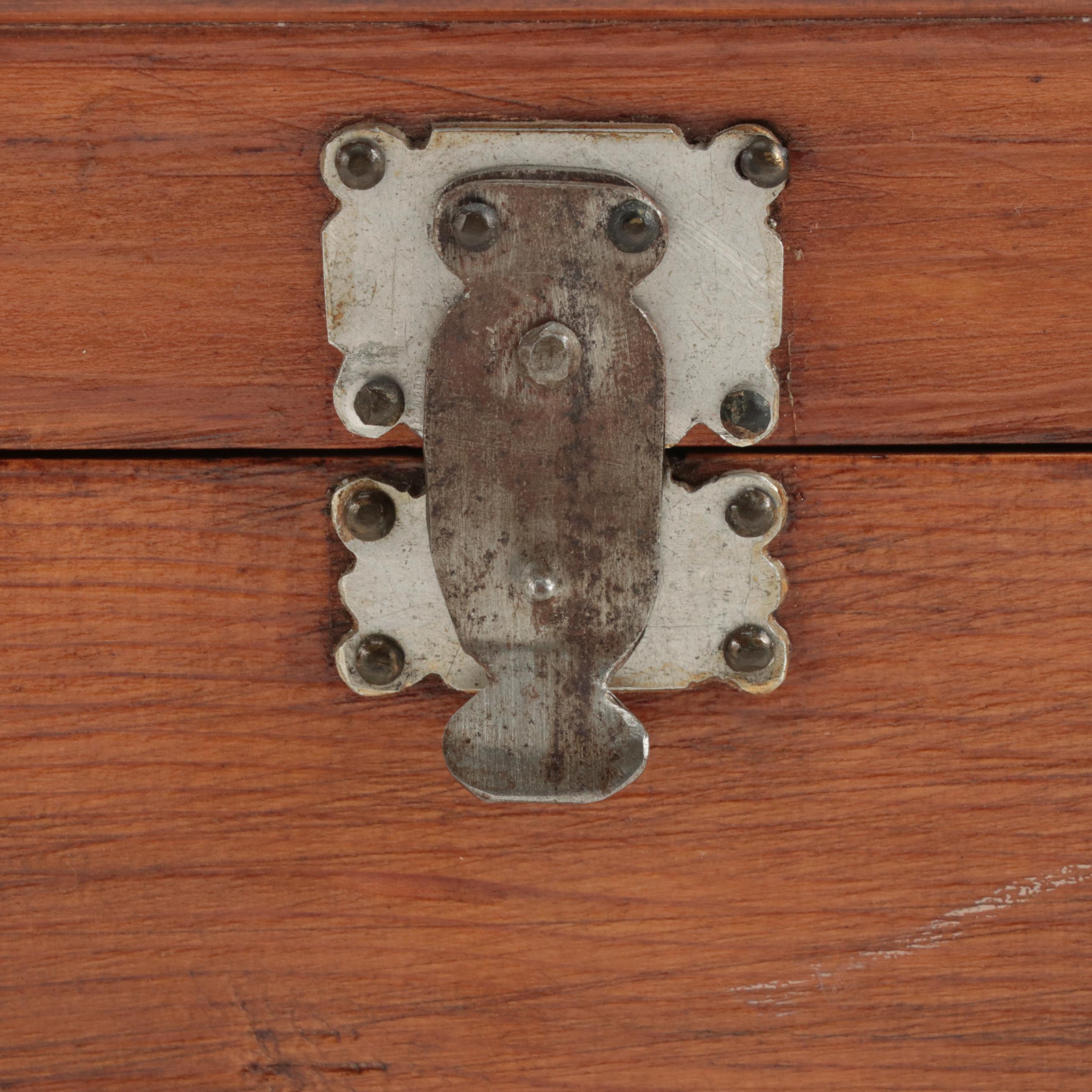 Walnut Sewing Box, Late 19th/Early 20th Century