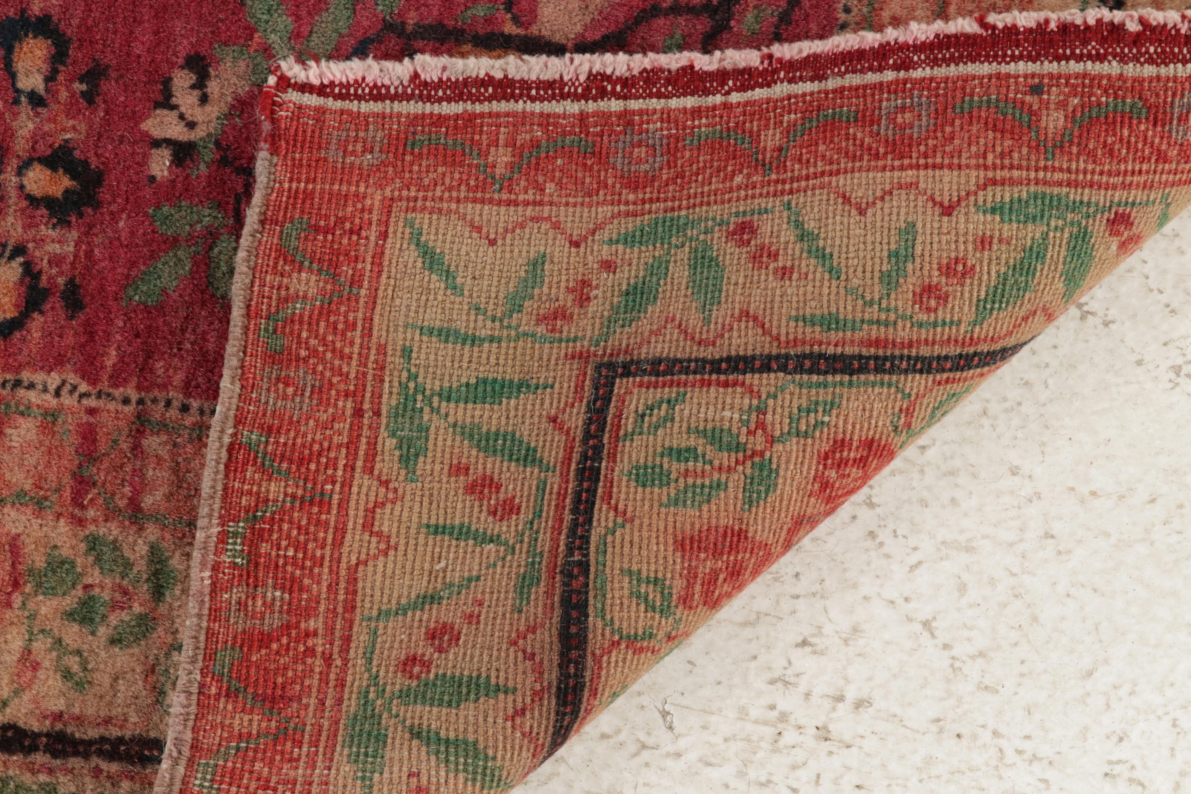 2'9 x 4'10 Hand-Knotted Antique Bulgarian Rug, 1920s