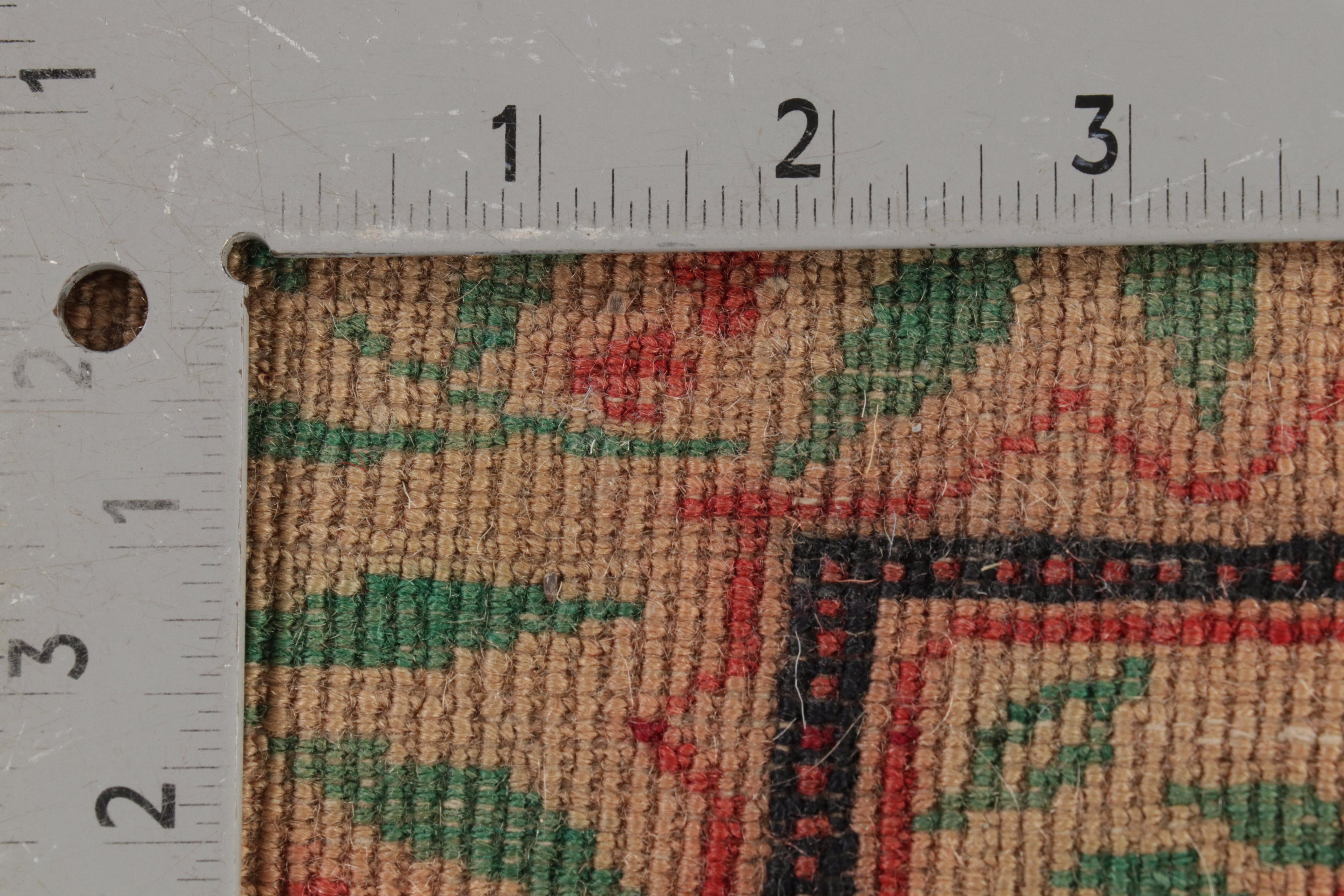 2'9 x 4'10 Hand-Knotted Antique Bulgarian Rug, 1920s