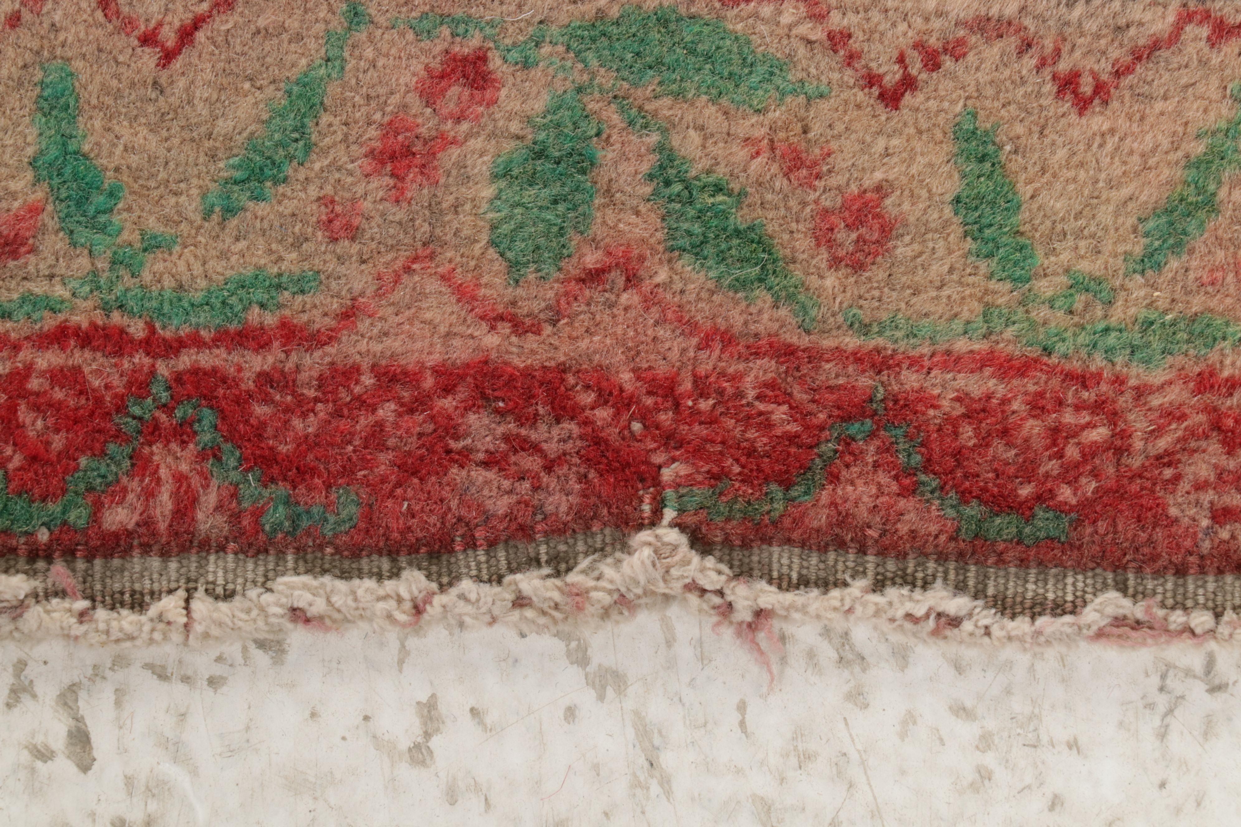 2'9 x 4'10 Hand-Knotted Antique Bulgarian Rug, 1920s