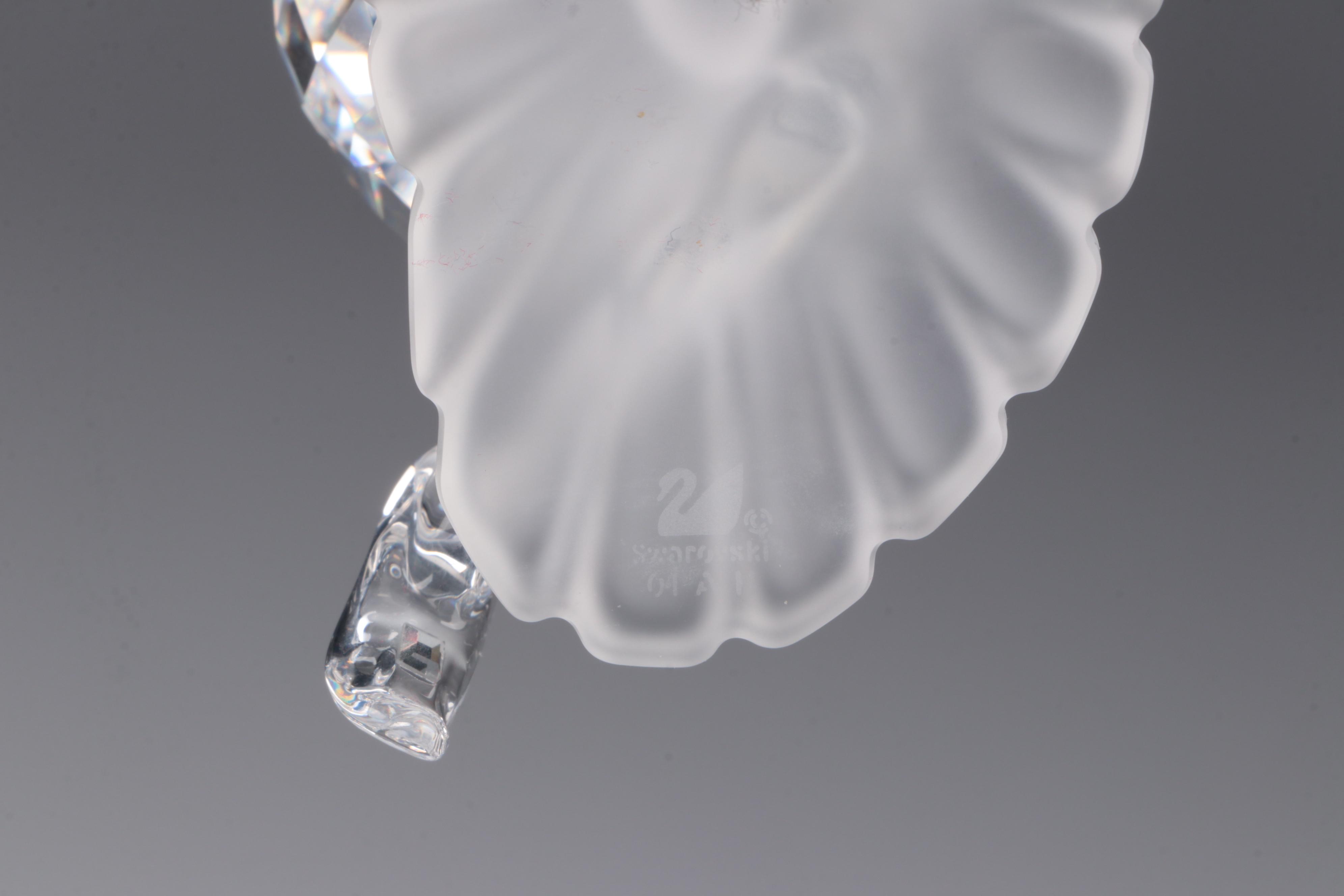 Swarovski Crystal 2000 and 2001 Masquerade Columbine and Harlequin Figurines