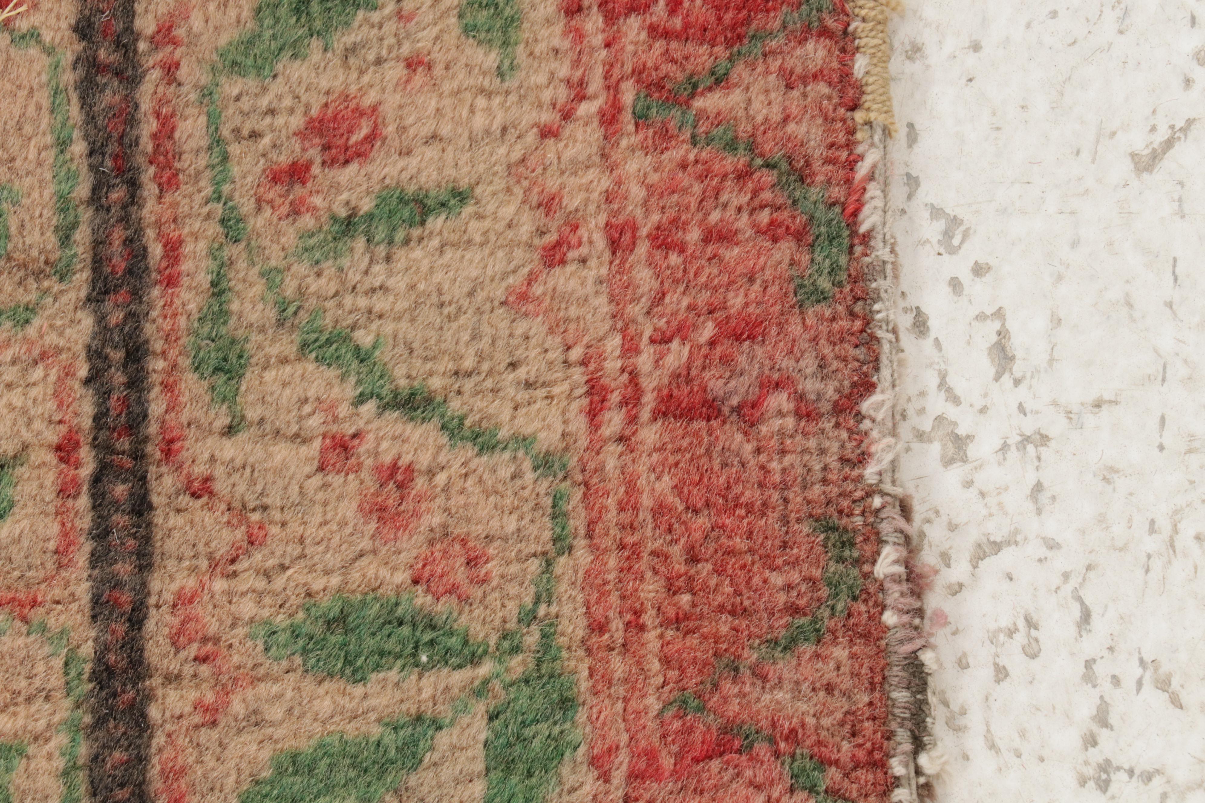 2'9 x 4'10 Hand-Knotted Antique Bulgarian Rug, 1920s