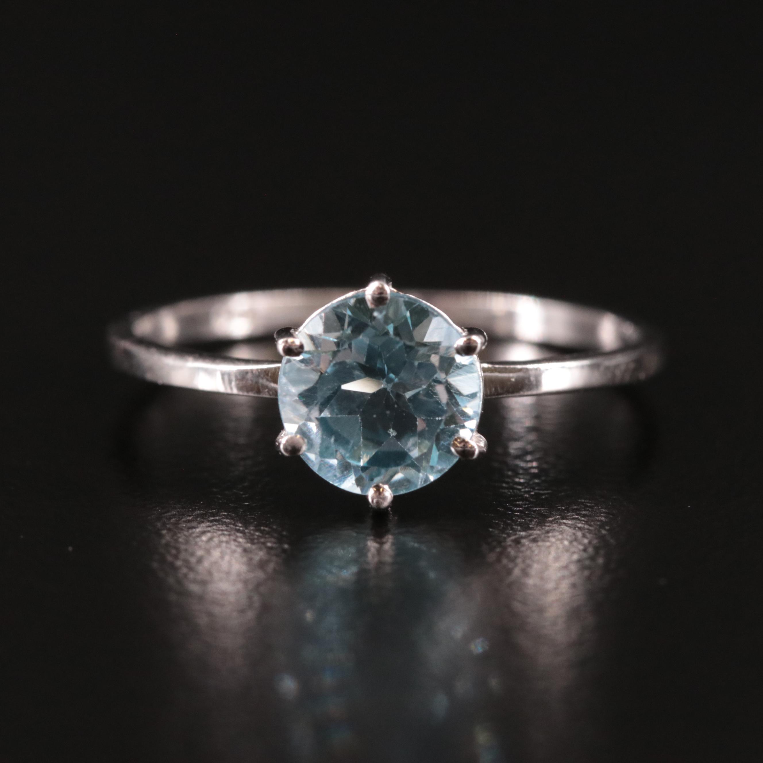 Sterling Blue Topaz Ring
