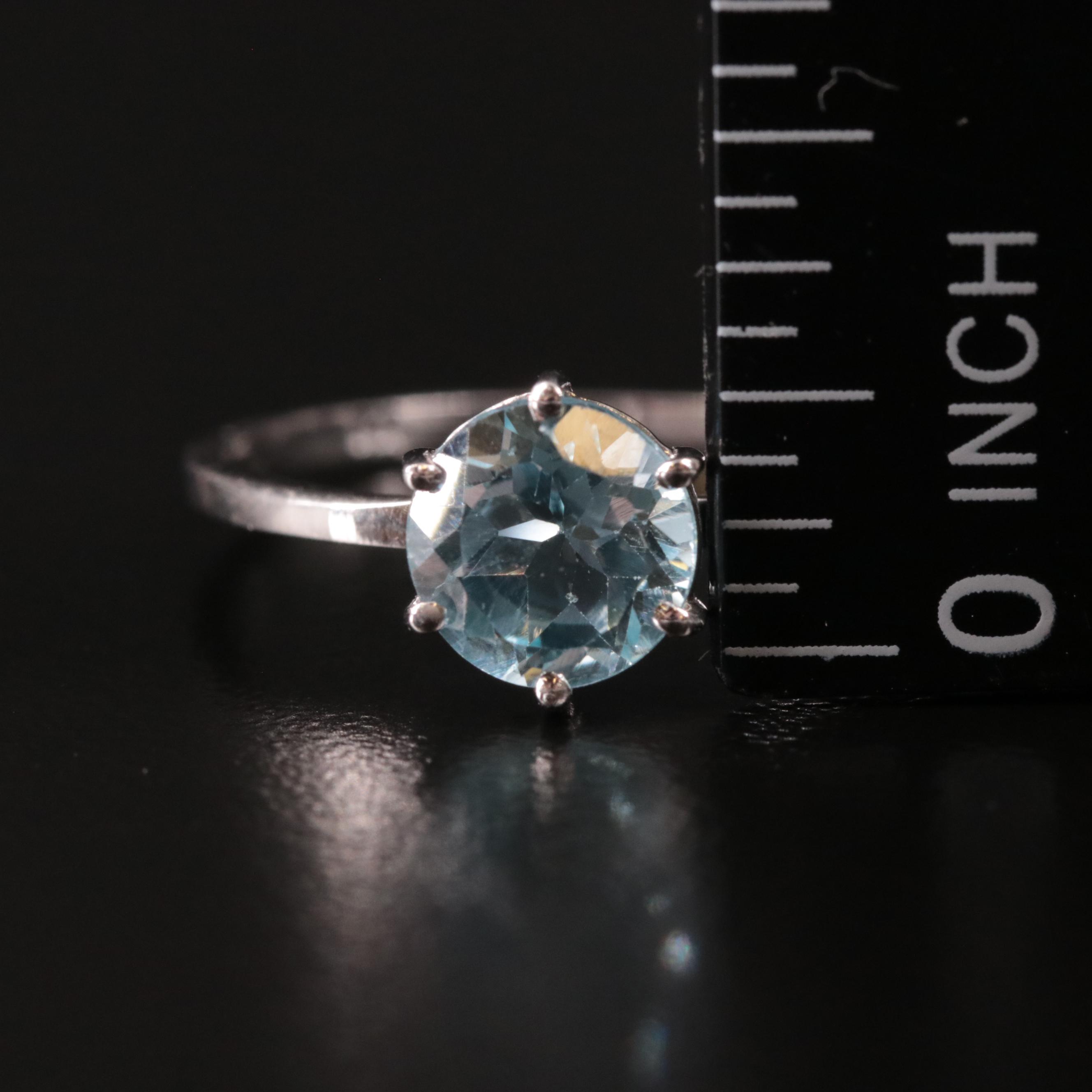 Sterling Blue Topaz Ring