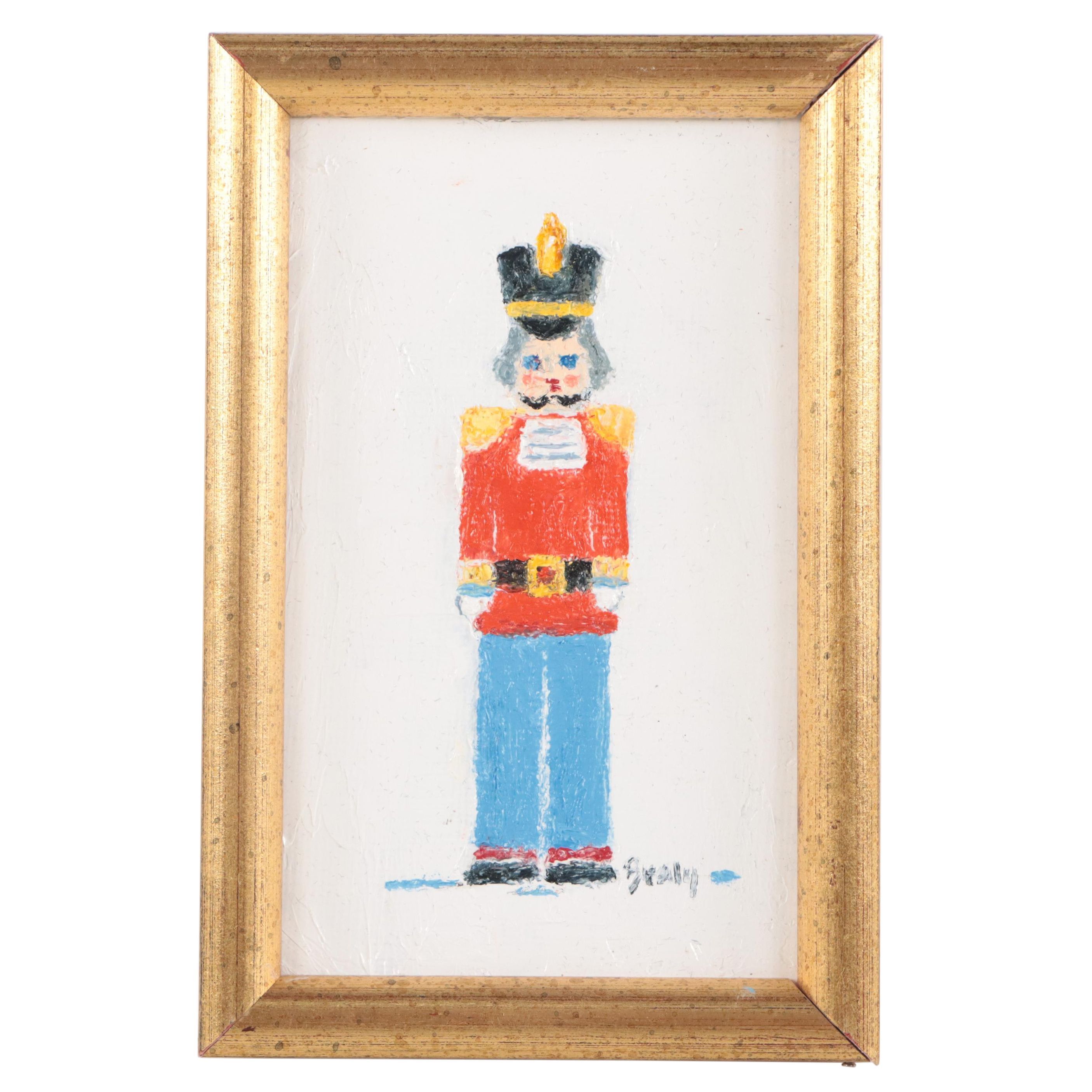 Barbara Braly Oil Painting of Nutcracker