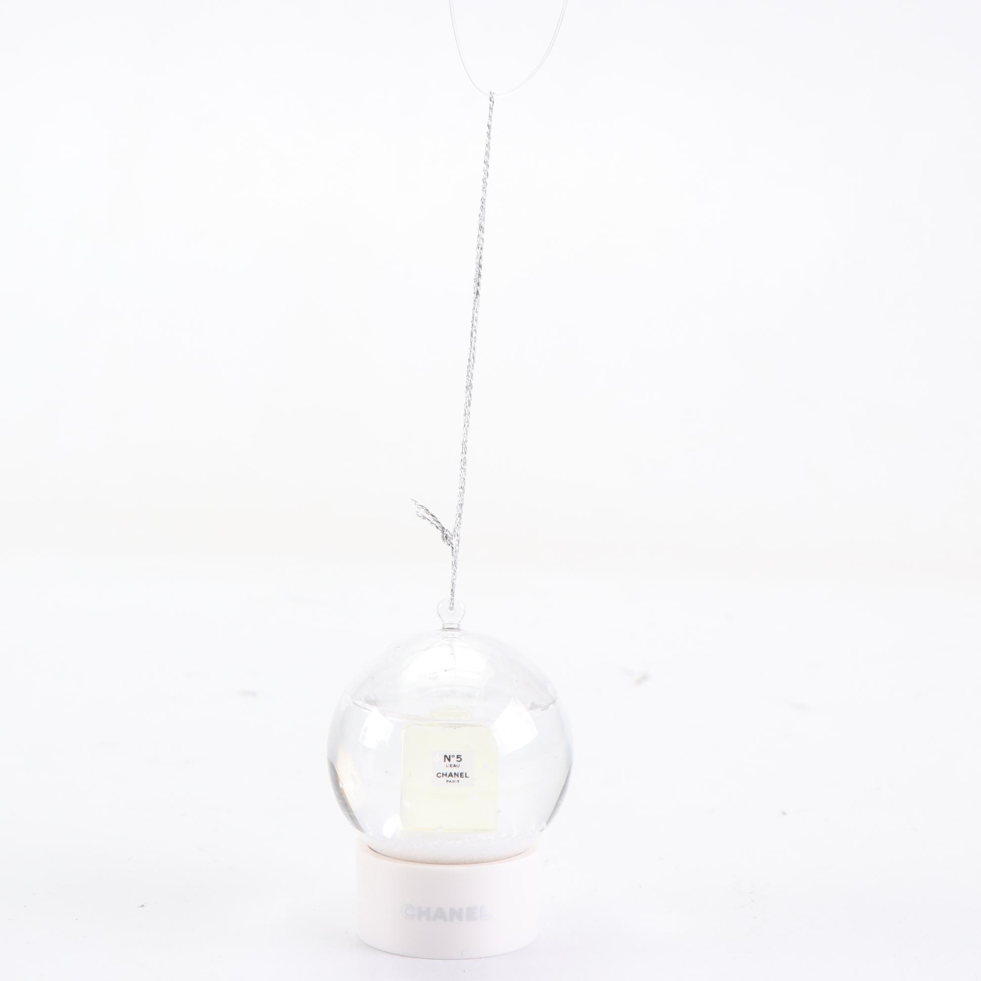 Chanel Miniature Snow Globe Ornament