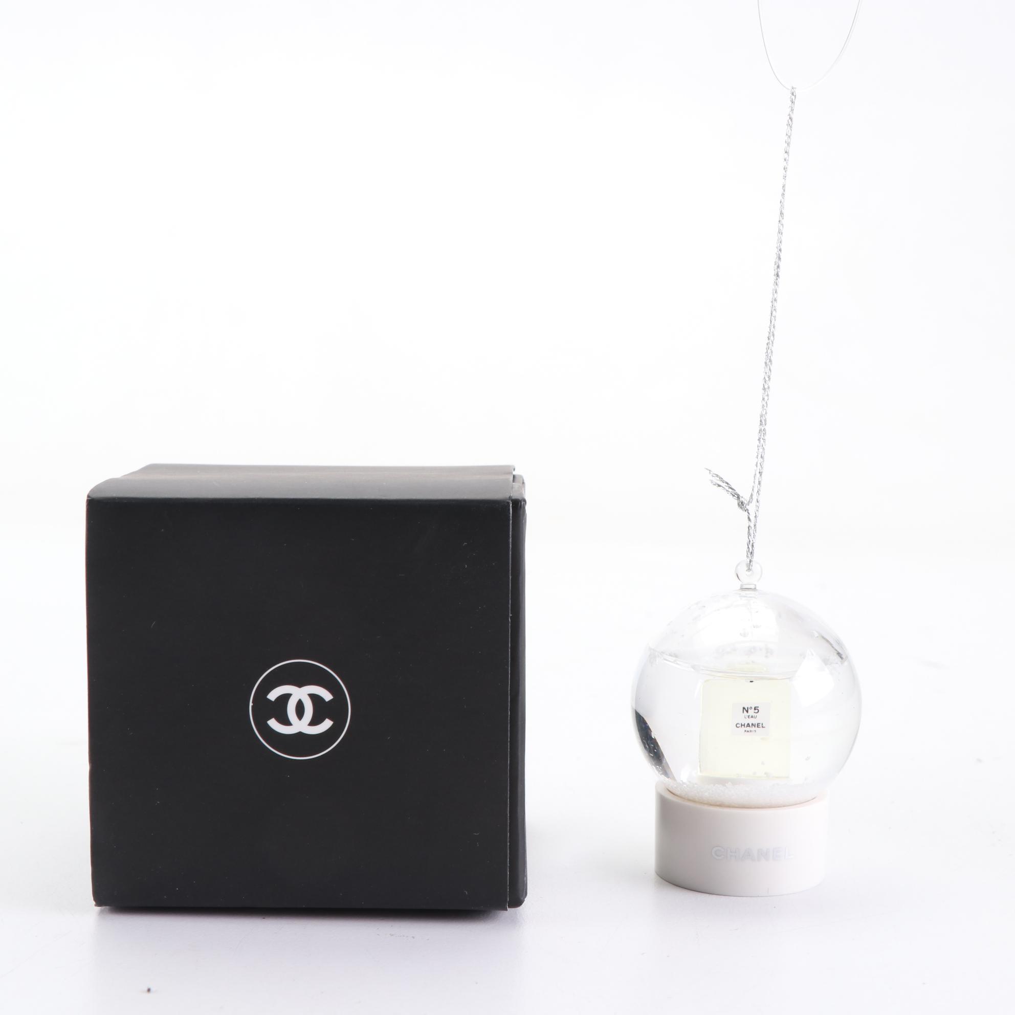 Chanel Miniature Snow Globe Ornament