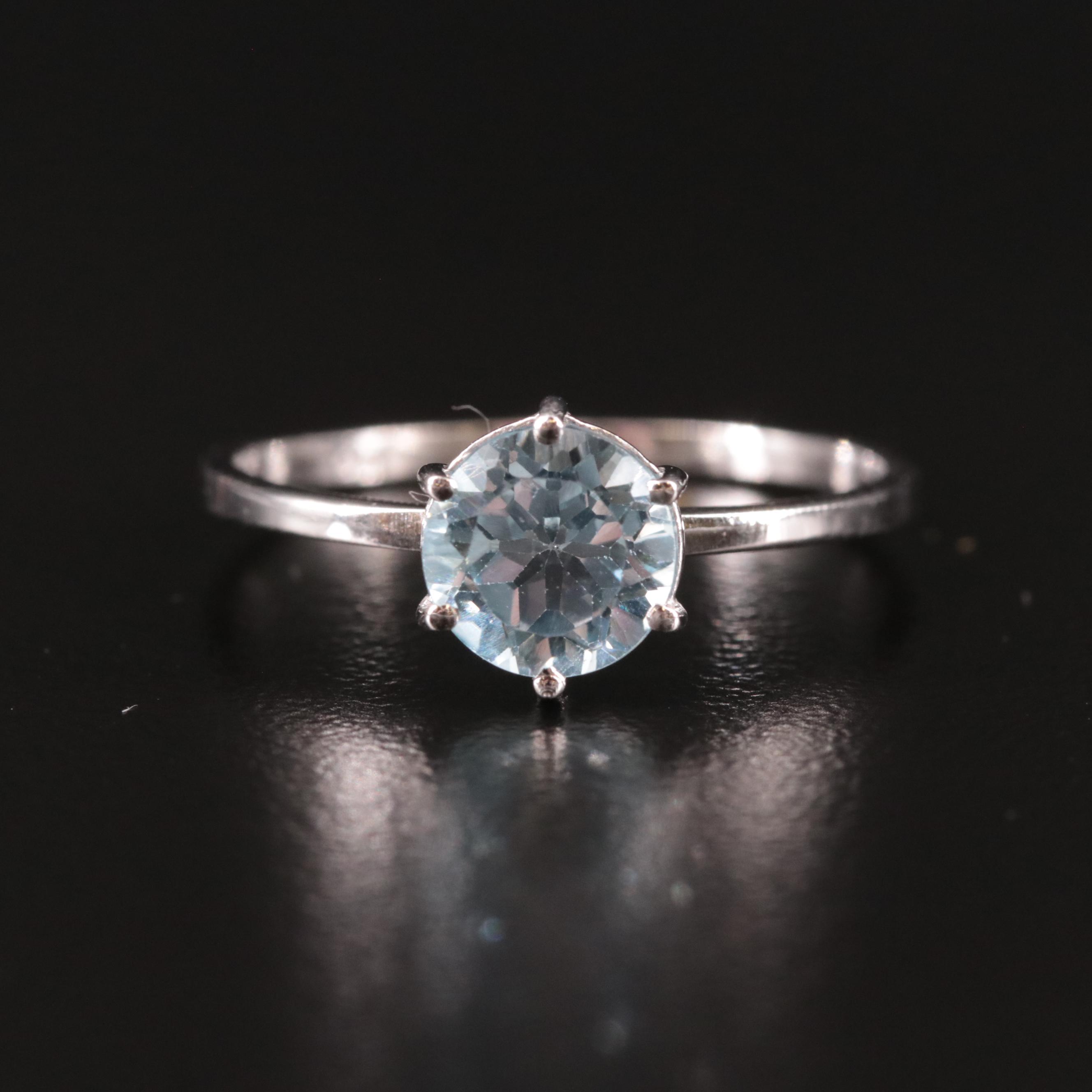 Sterling Blue Topaz Ring