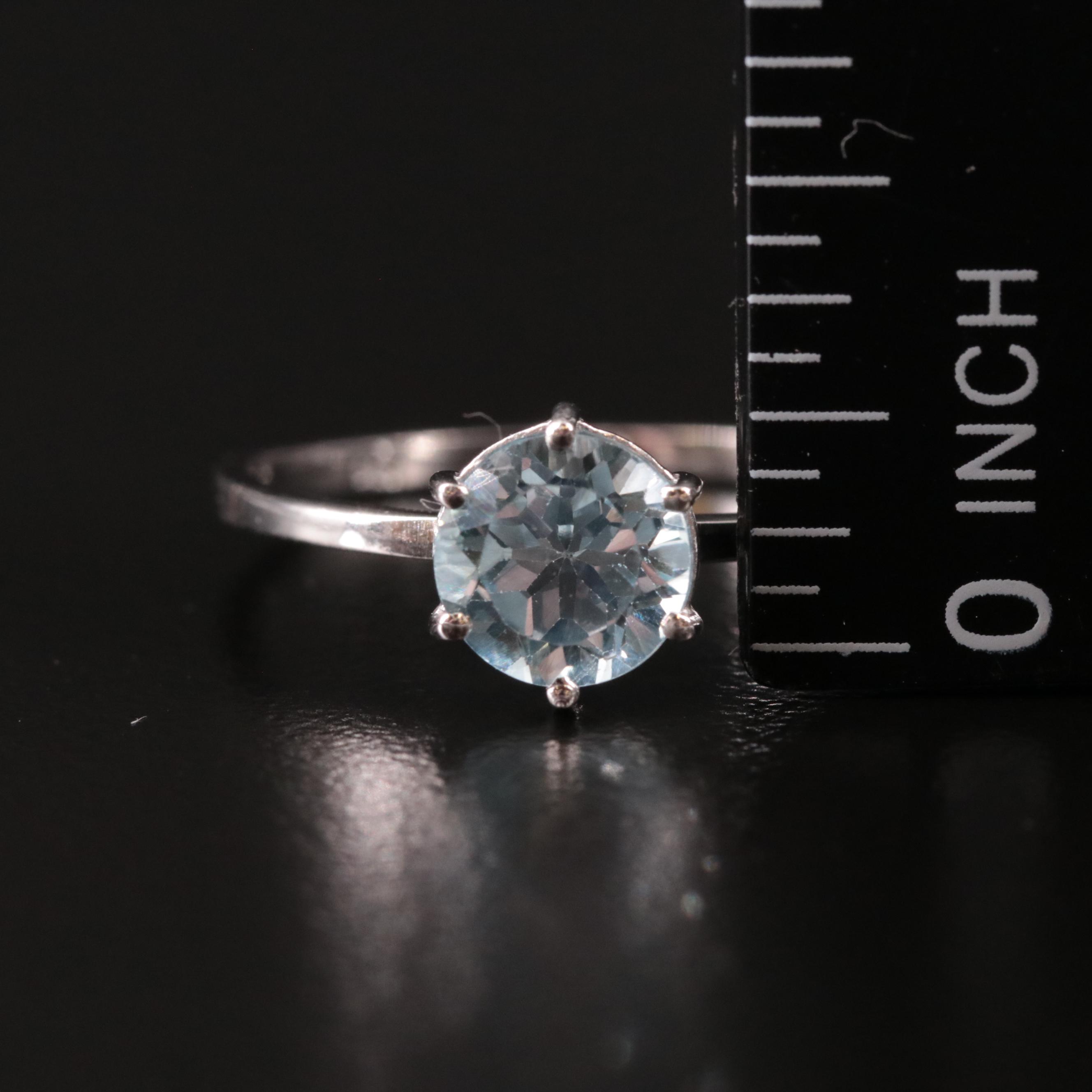 Sterling Blue Topaz Ring