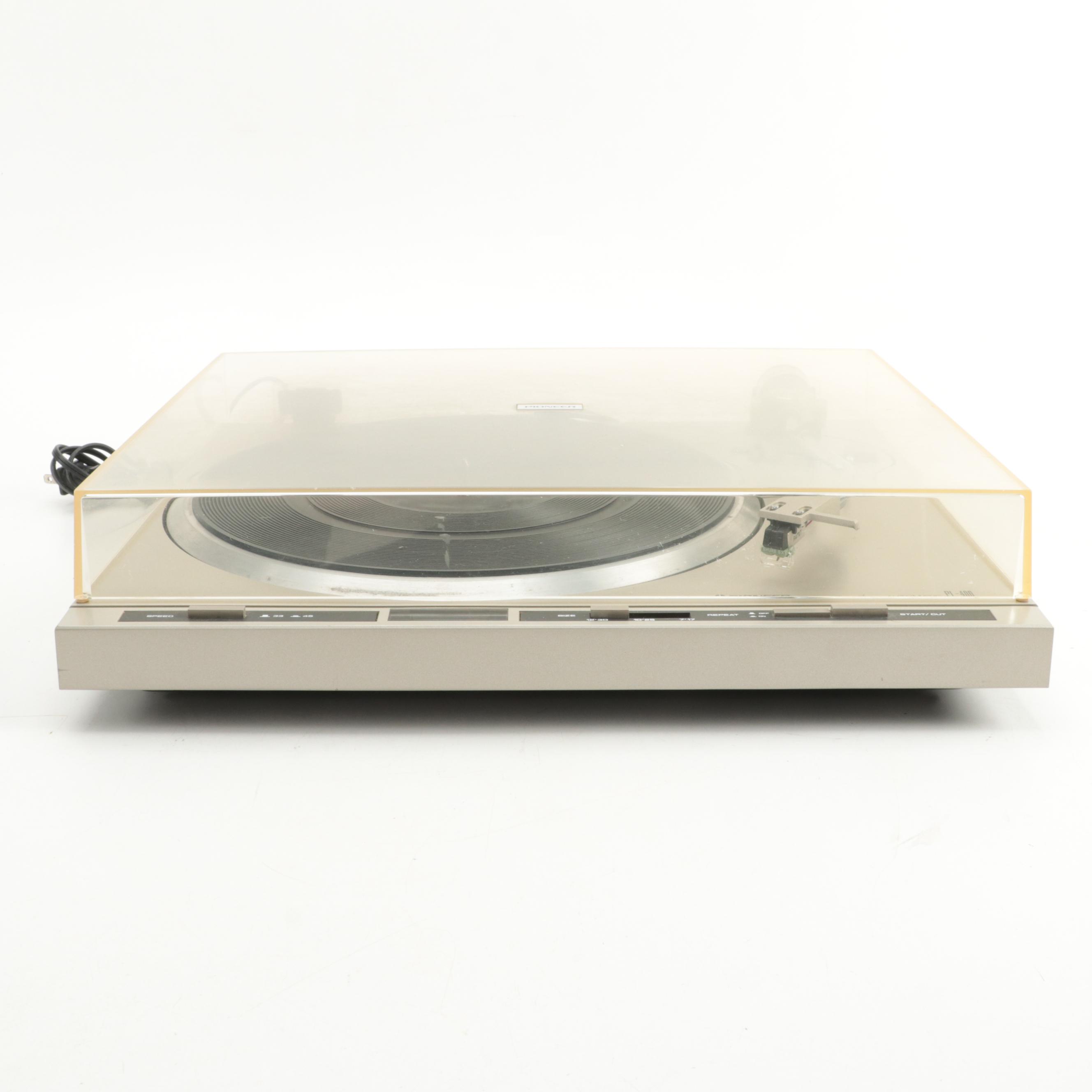 Pioneer Direct Drive PL-400 Turntable, Late 20th Century