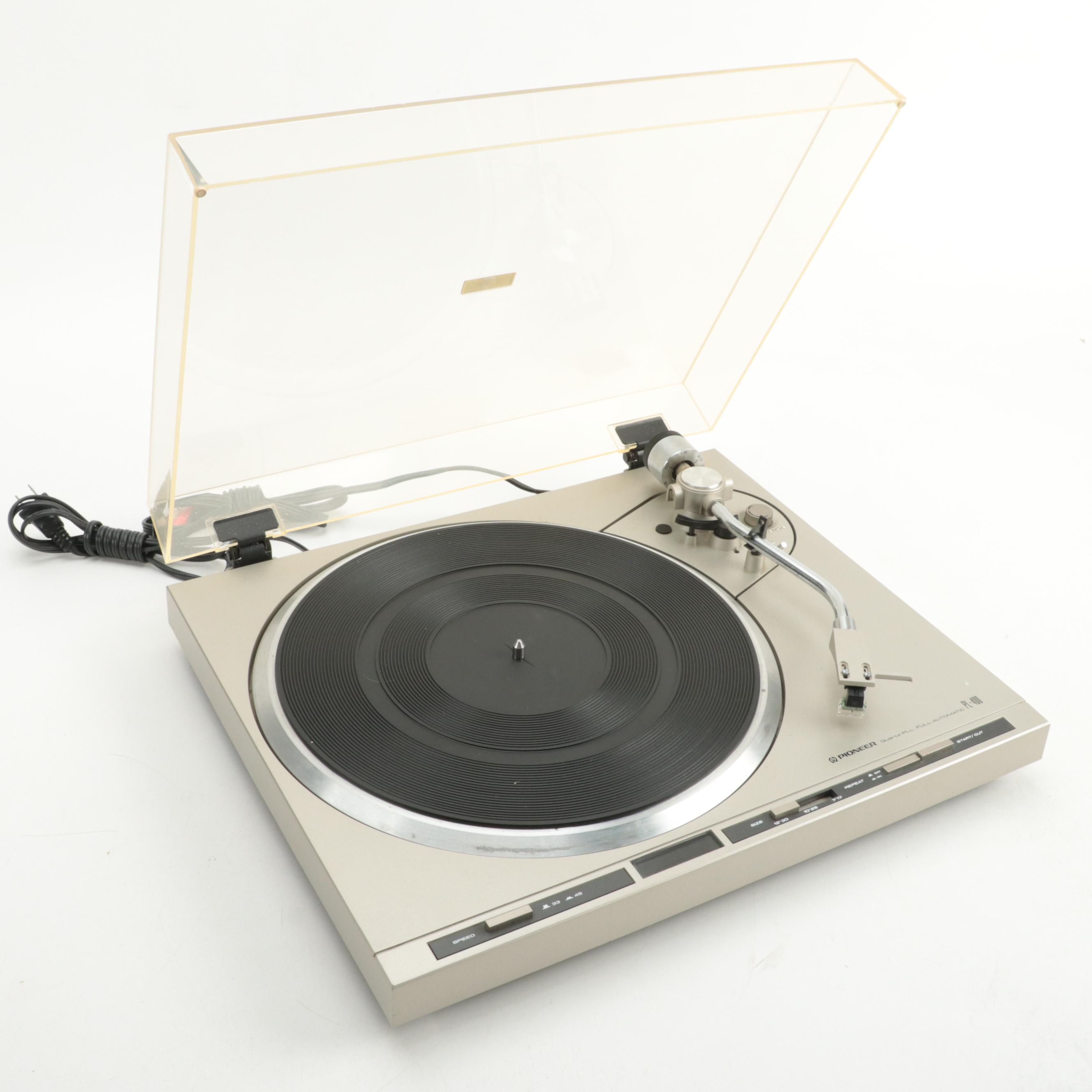 Pioneer Direct Drive PL-400 Turntable, Late 20th Century