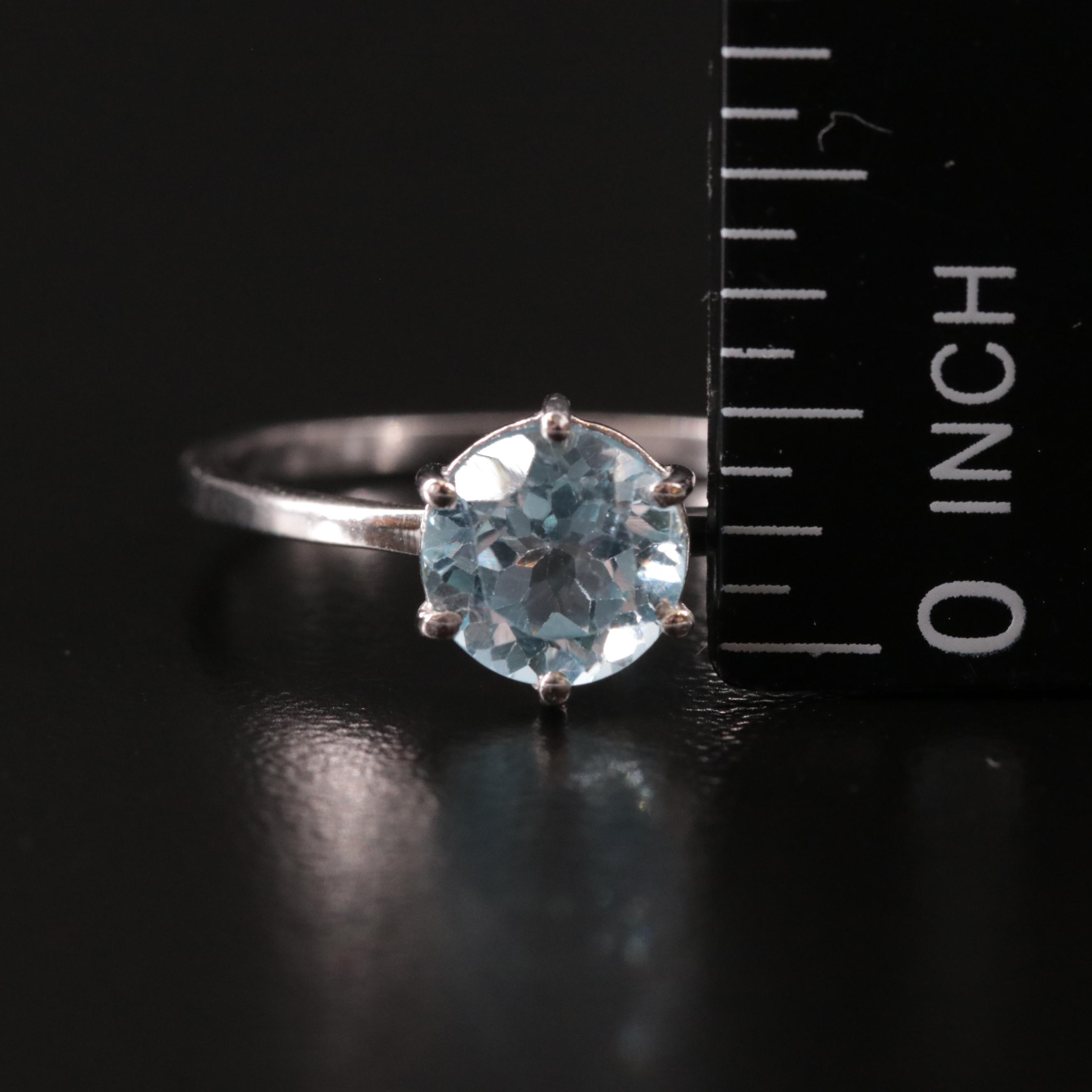 Sterling Blue Topaz Ring