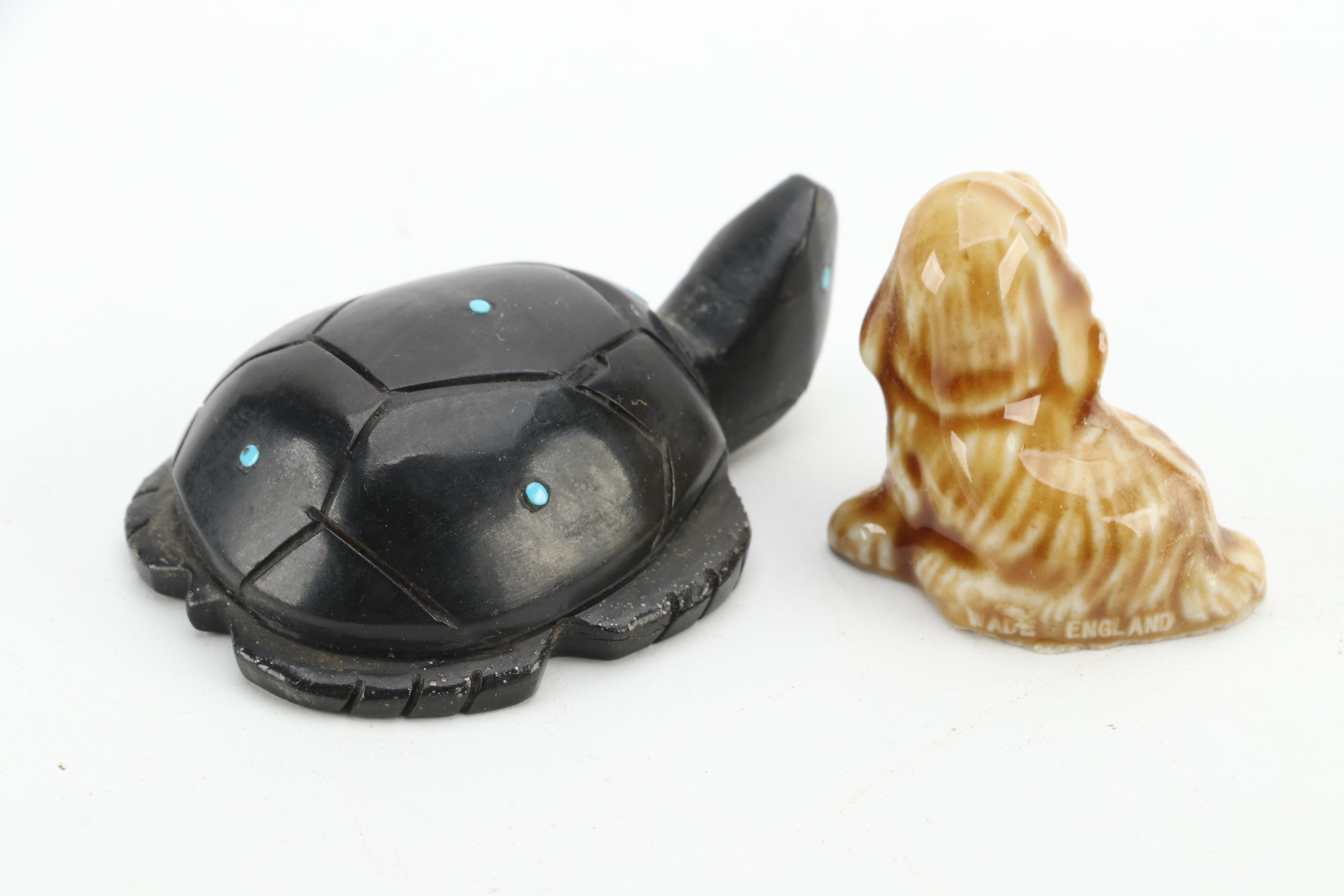 Emery Boone (Zuni) Hand-Carved Turtle Fetish, Stone Animals and Other Figures