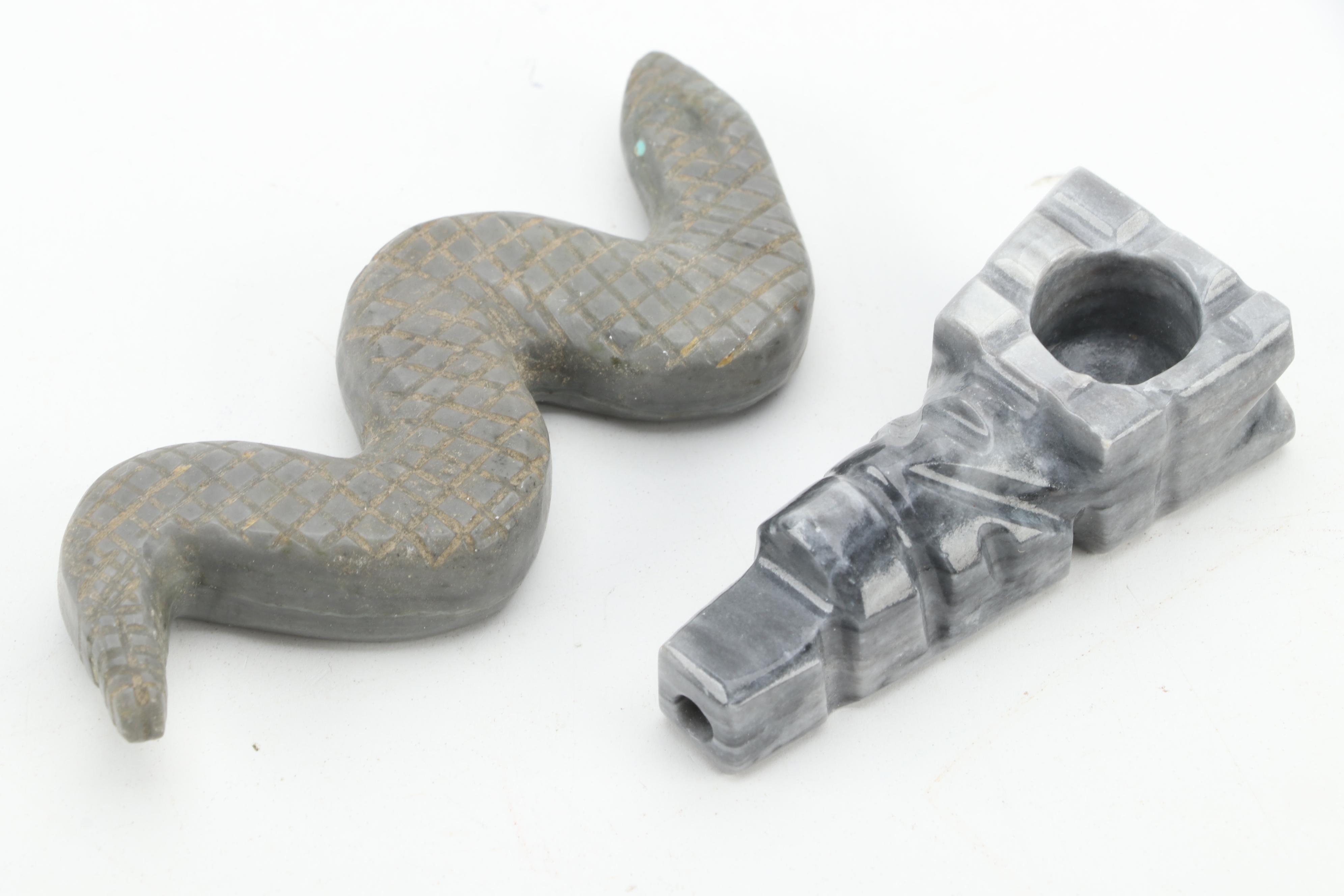 Emery Boone (Zuni) Hand-Carved Turtle Fetish, Stone Animals and Other Figures